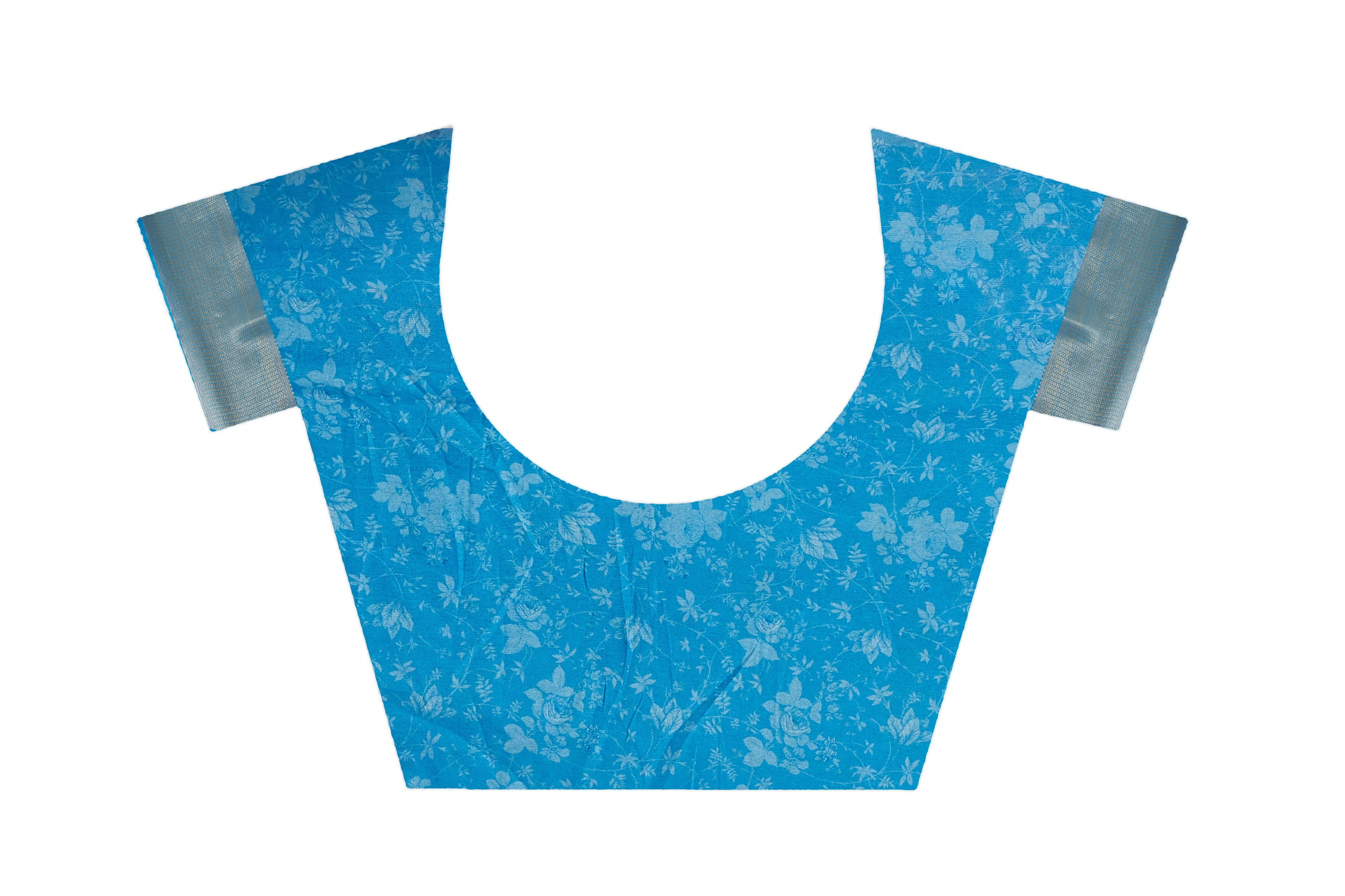 Digital modern printed soft silk sarees