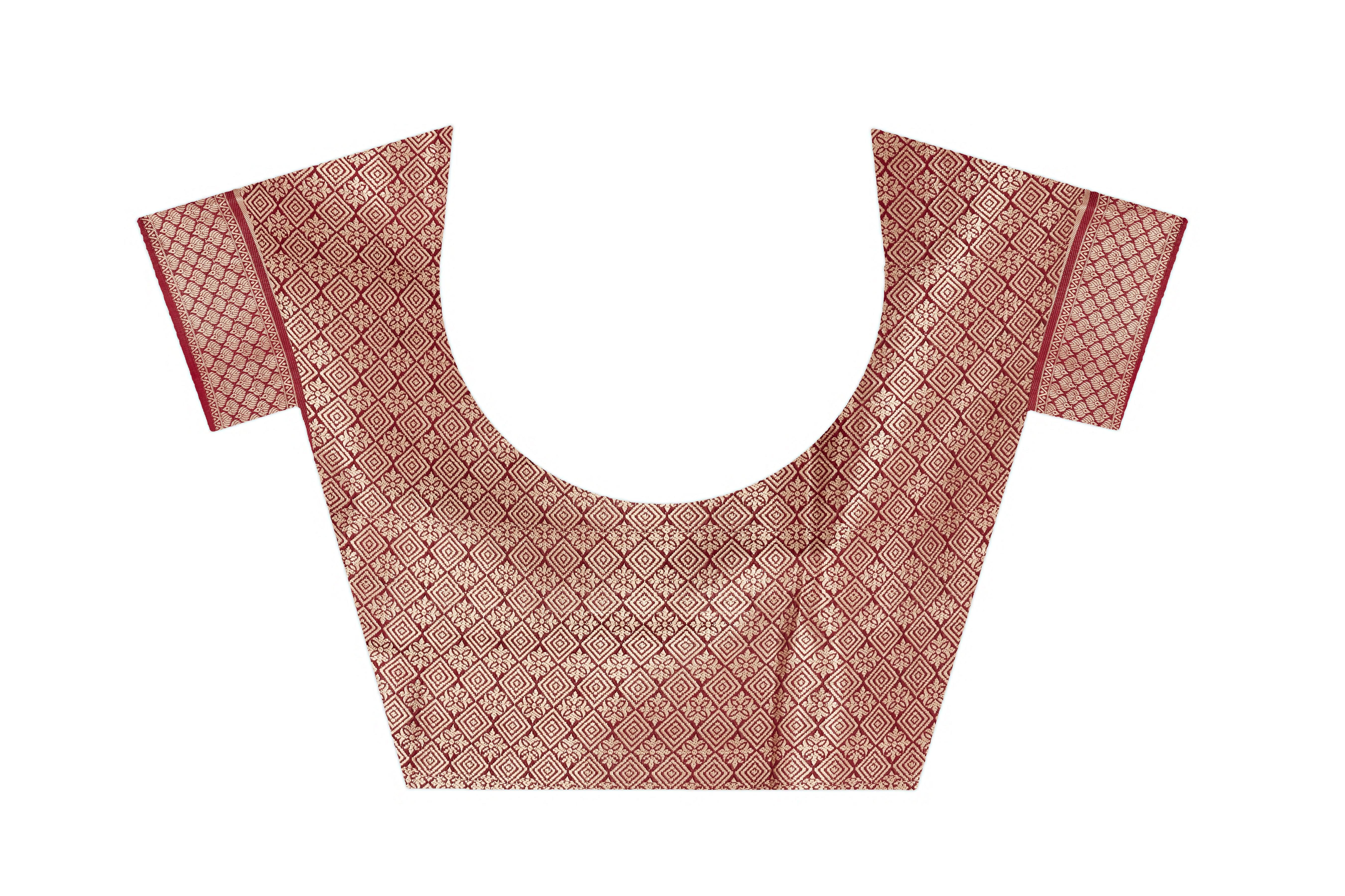 Ethereal Threads: Handwoven Brocade Mysore Silk