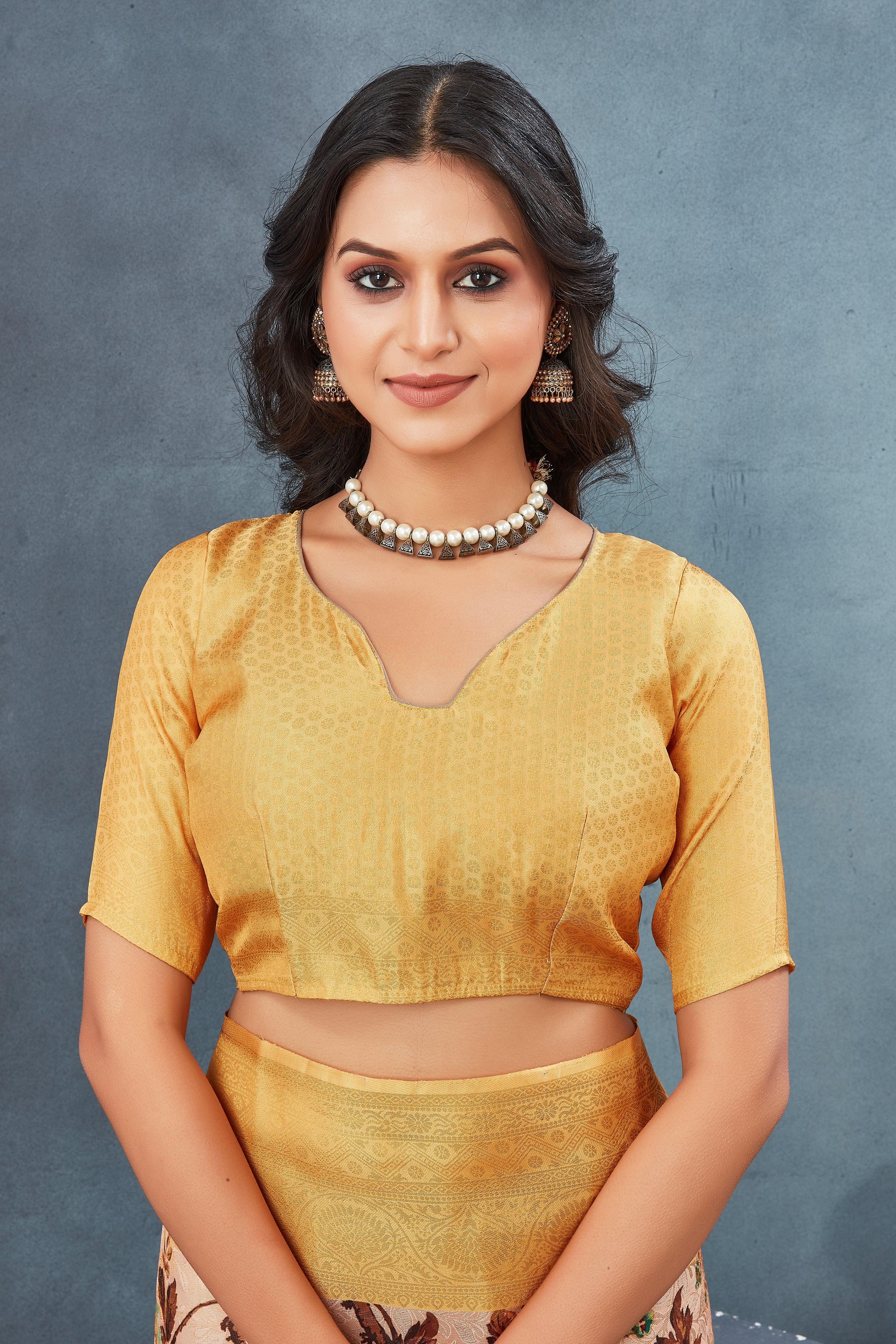 Digital mordern printed soft silk sarees