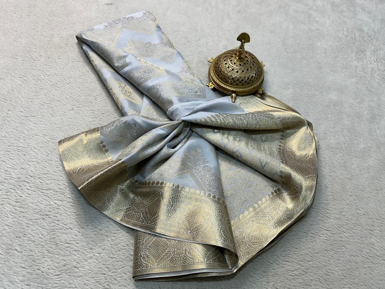 The Royal Brocade Silk Saree Elegance
