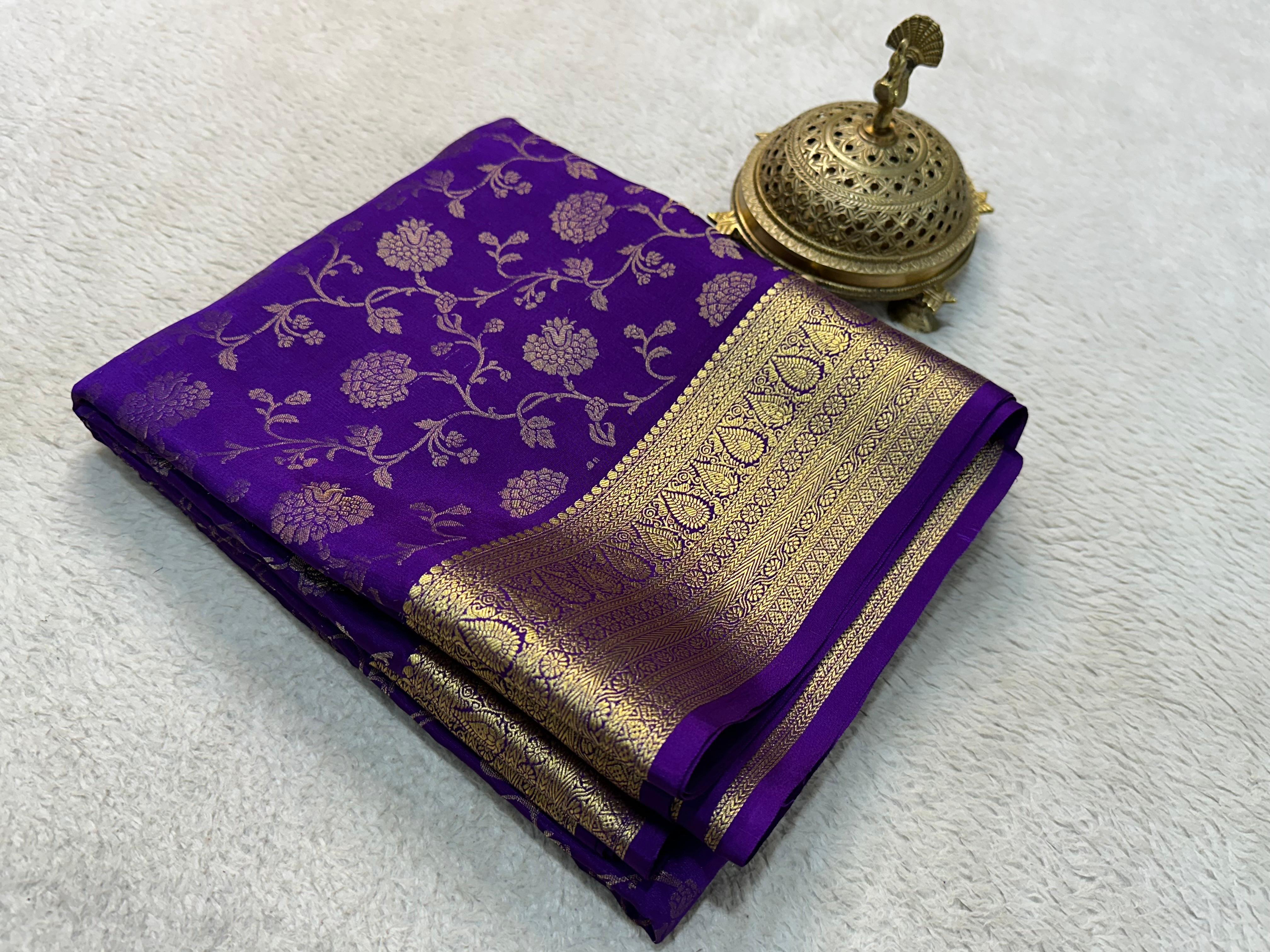 Floral Weaving Sarees β New Designs for Each Season