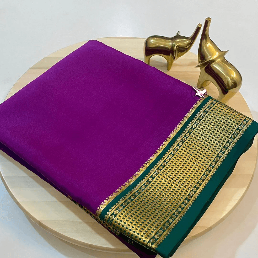 Everyday Luxury: Lightweight and Elegant Mysore Silk Sarees
