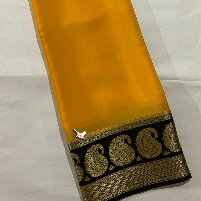 Shop Pure Mysore Crepe Soft Silk Sarees – Grace in Every Drape