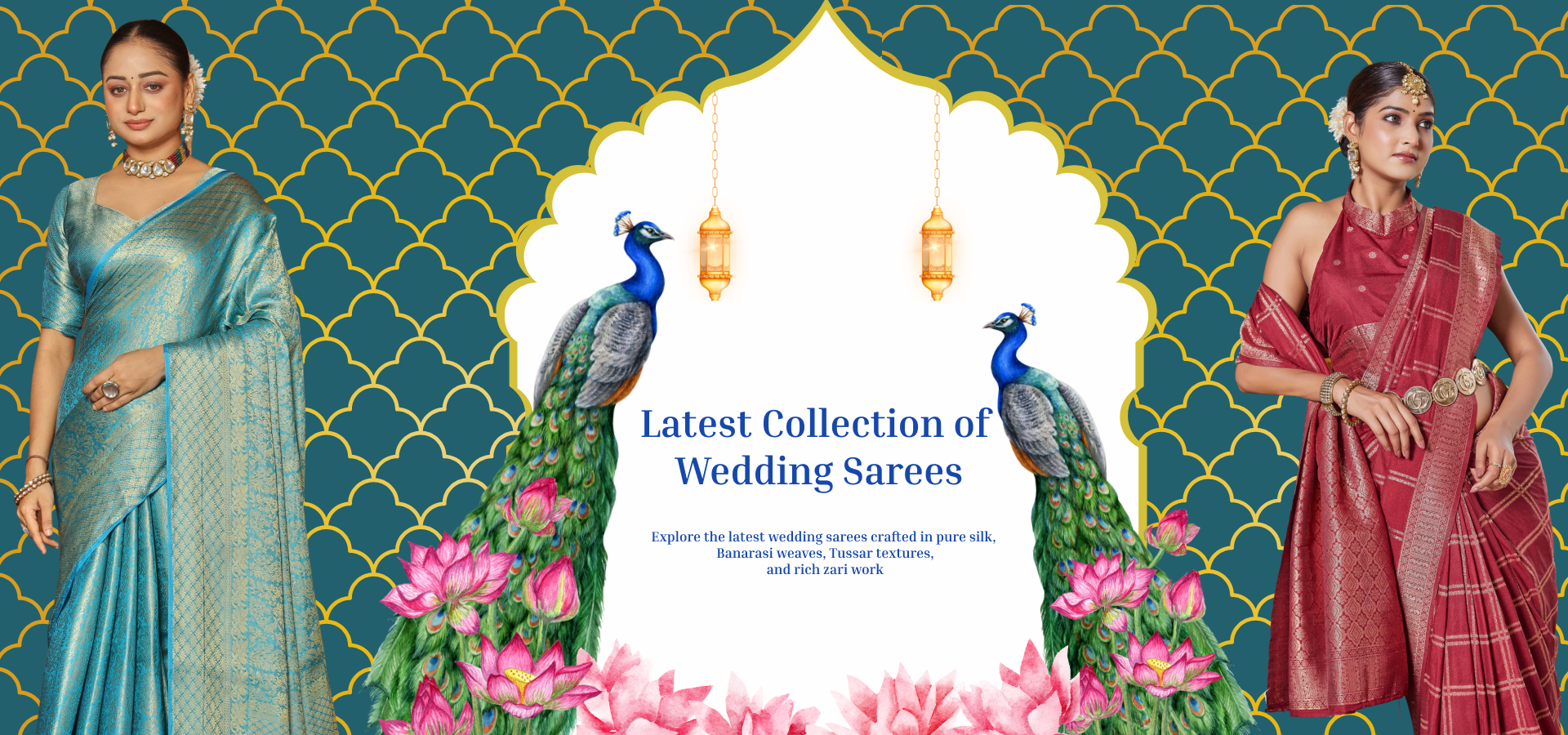Newest Collection of Wedding Sarees | Latest Bridal Saree Trends 2025