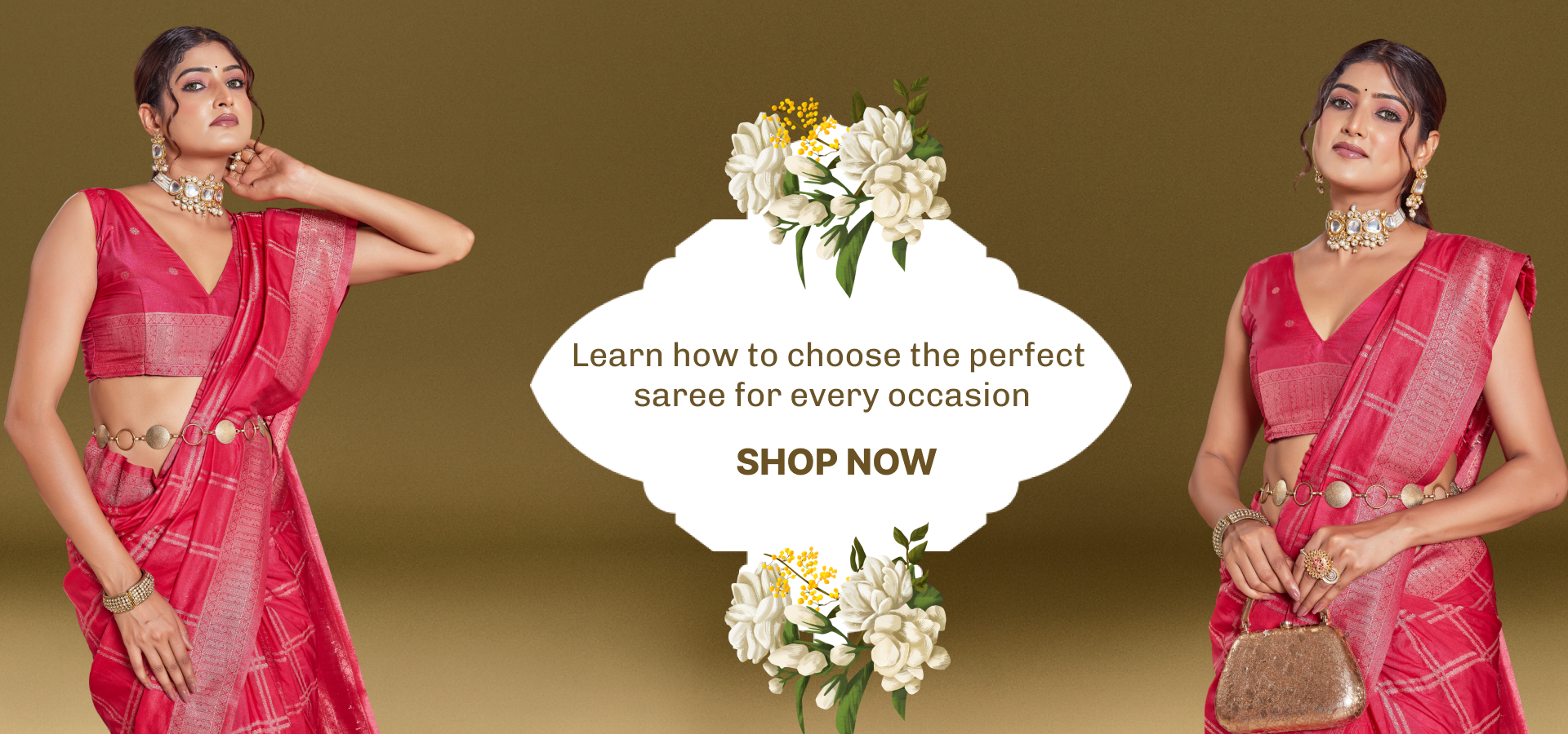 Learn how to choose the perfect saree for every occasion