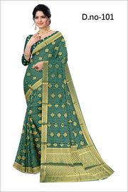 Luminous Threads: Crepe Silk with Elegant Jaal Work