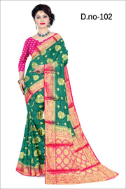 Zari Tapestry: Mysore Silk Crepe in Timeless Designs