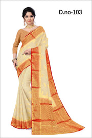 Mystic Weaves: Crepe Silk with Heritage Zari Design