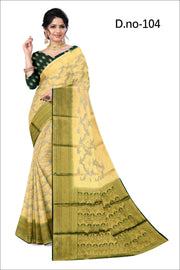Drape of Distinction: Mysore Crepe with Jaal Finesse
