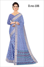 Majestic Muse: Handcrafted Saree with Radiant Zari