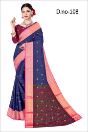 Threads of Tradition: Zari Jaal Mysore Crepe