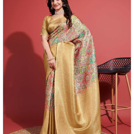 DIONNE PURE KUBERA PATTU PATTERN SAREE