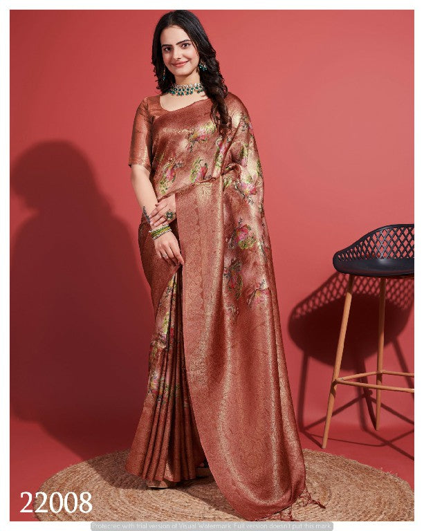 DIONNE PURE KUBERA PATTU PATTERN SAREE