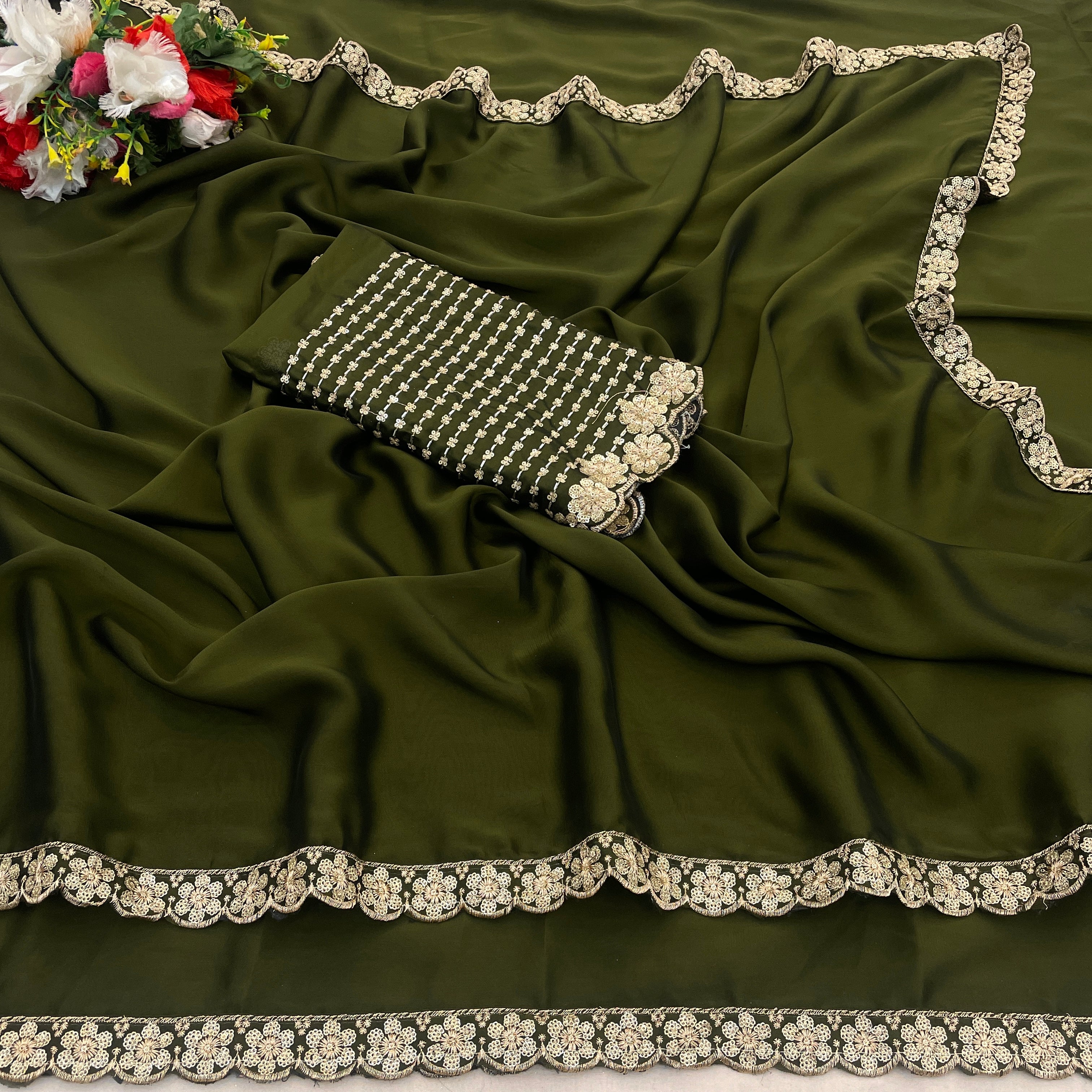 A Touch of Royalty: Premium Silk & Exquisite Embroidery