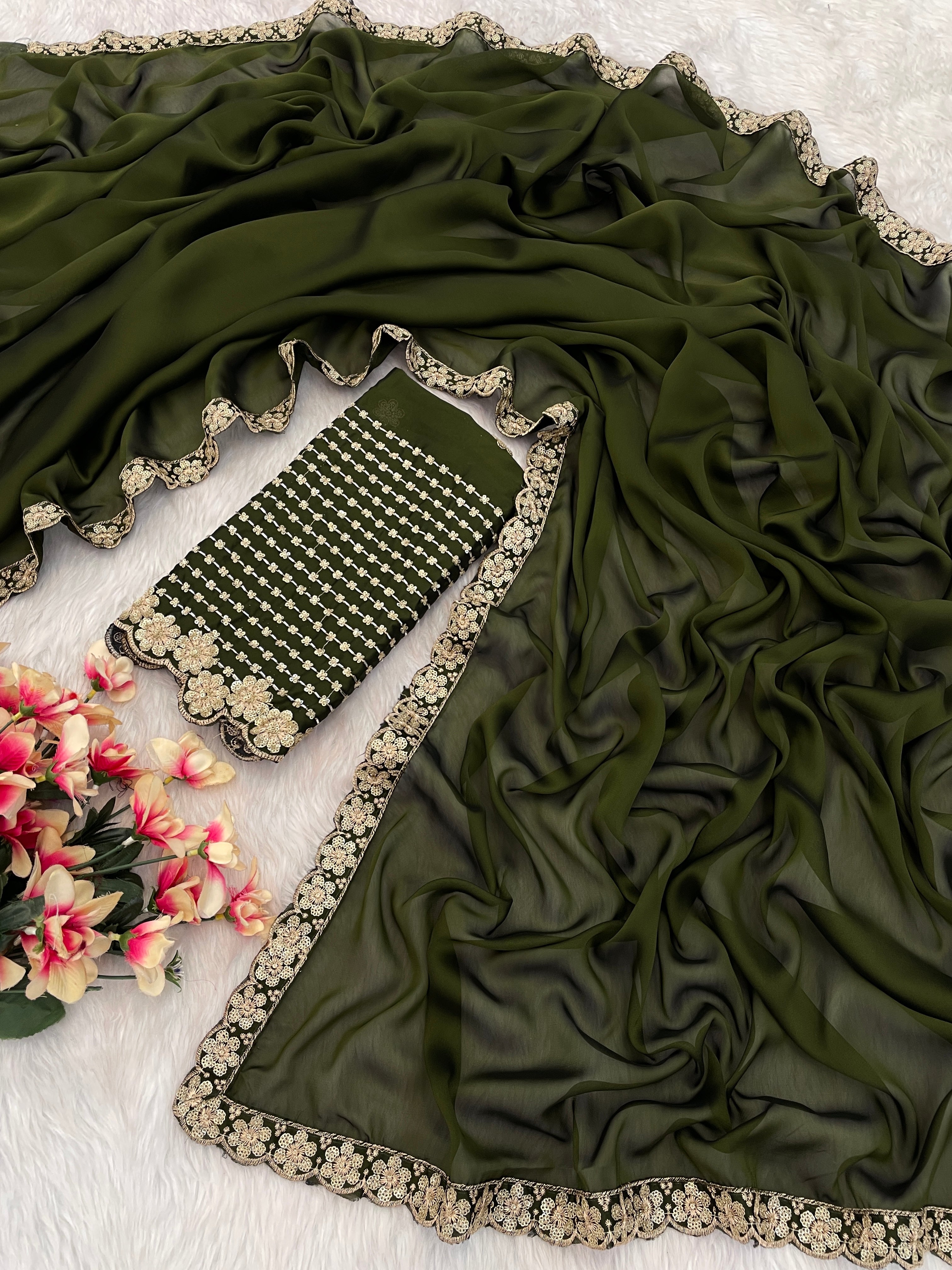 A Touch of Royalty: Premium Silk & Exquisite Embroidery