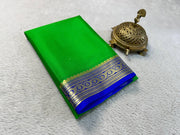 Drape Royalty: Mysore Silk Saree in Timeless Zari Accents