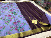 Mysore Printed Crepe Silk Sarees for Weddings