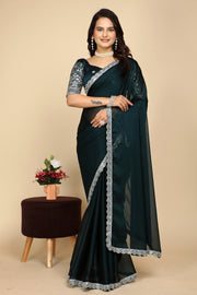 Drape Yourself in Sophistication: Stunning Hand-Embroidered Saree