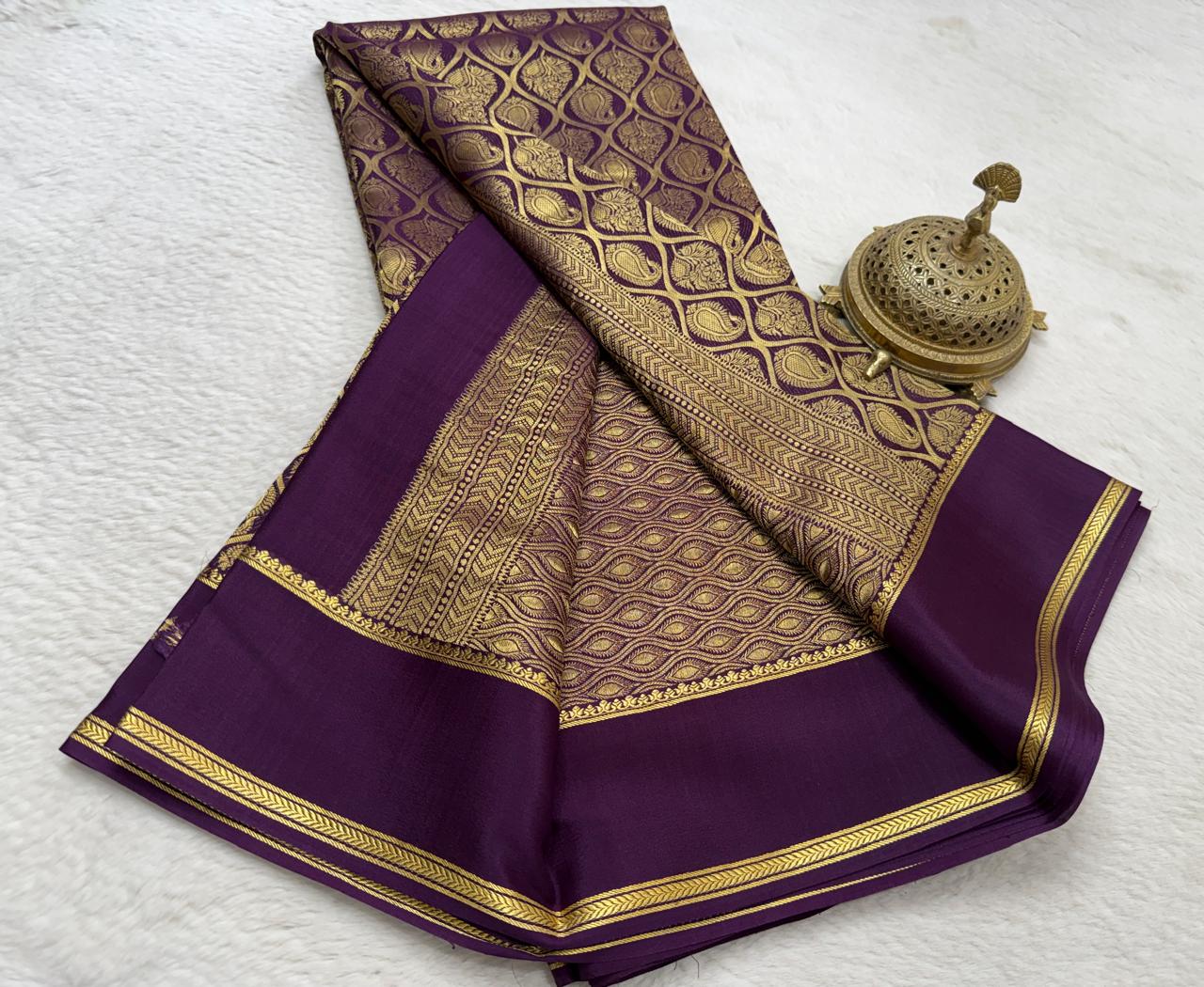 Exclusive Brocade Soft Silk Saree with Rich Weaving & Elegant Border
