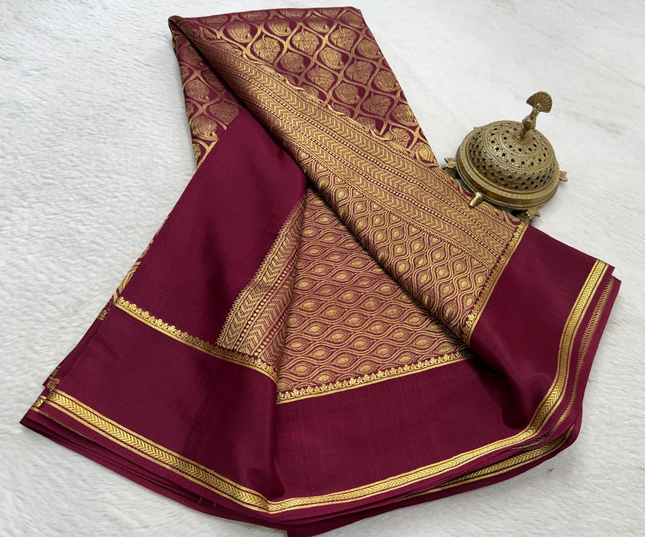Exclusive Brocade Soft Silk Saree with Rich Weaving & Elegant Border
