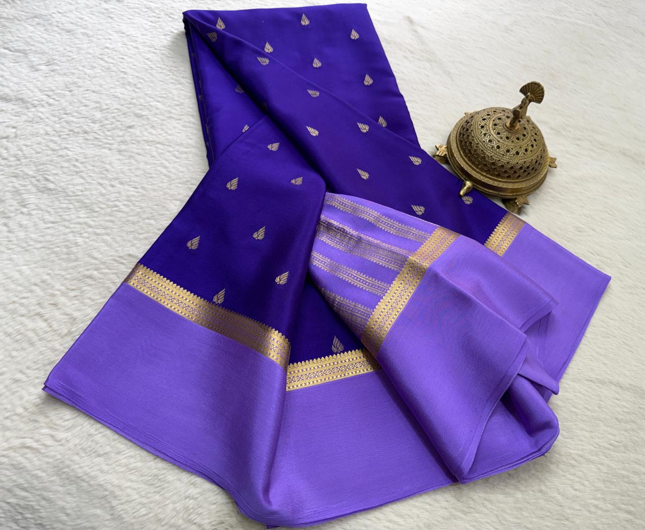 Crepe Mangoo Silk Saree with Bentex Border & Rich Pallu | Elegant Festive Collection
