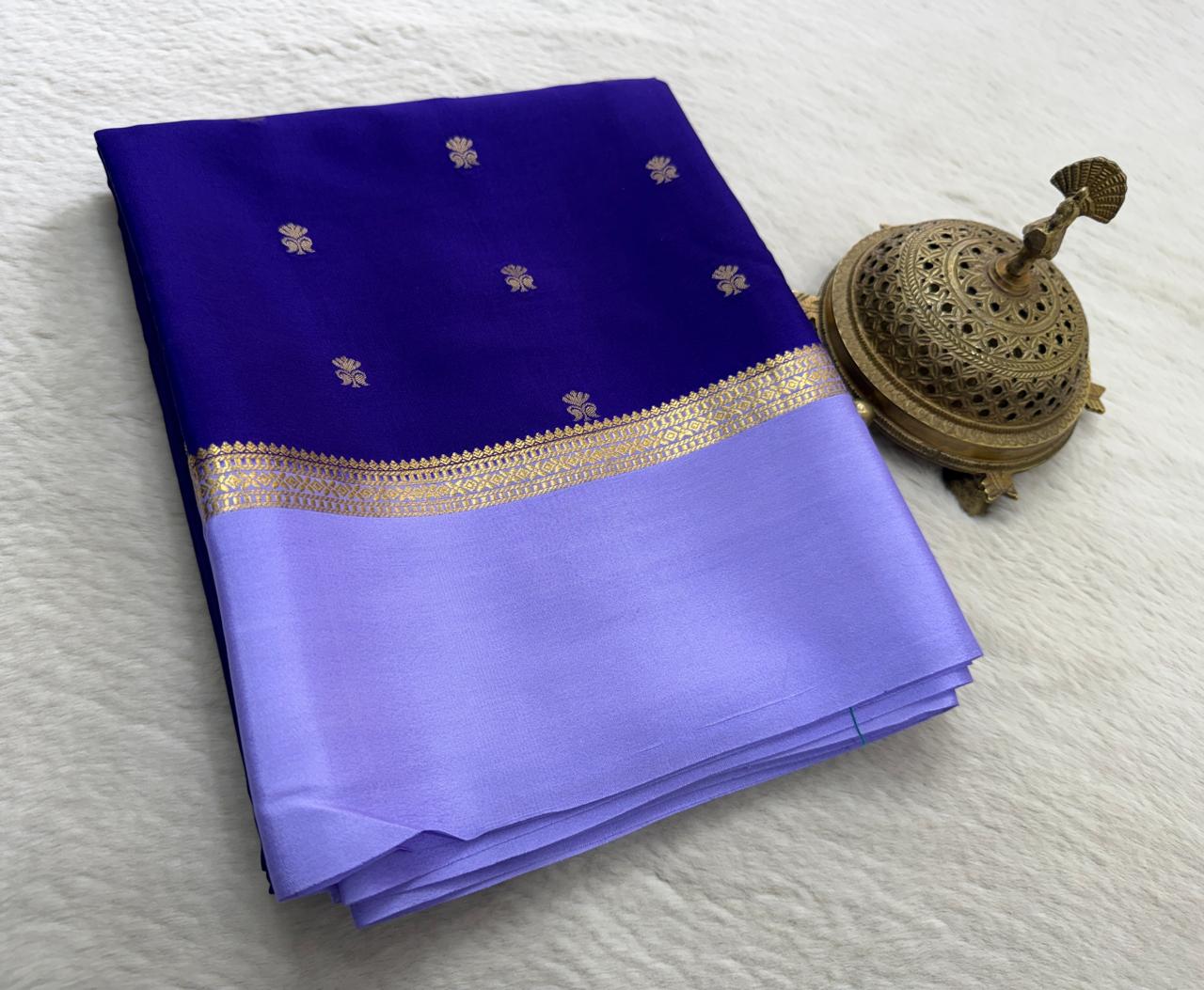 Crepe Mangoo Silk Saree with Bentex Border & Rich Pallu | Elegant Festive Collection
