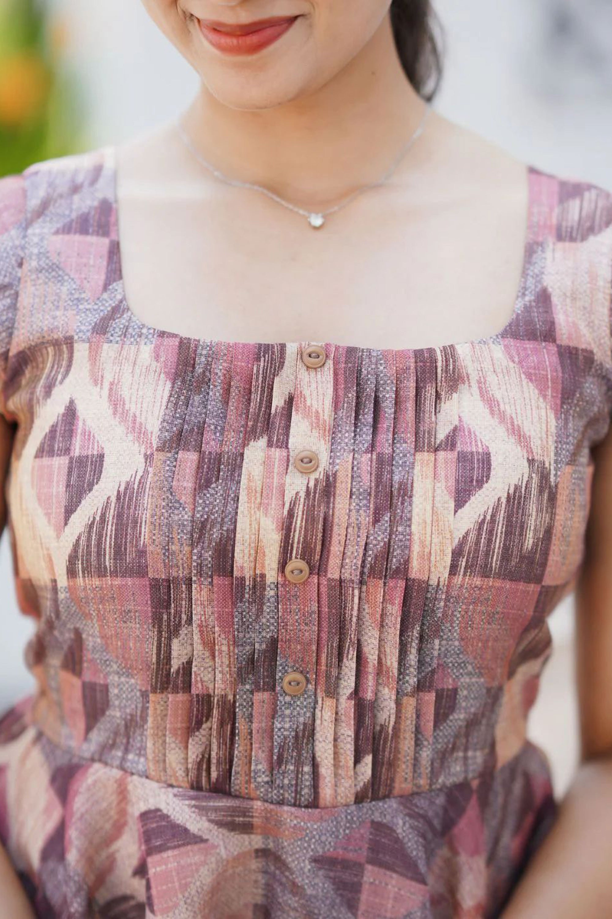 Women's Multicolour Tissue Dress