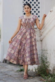 Women's Multicolour Tissue Dress