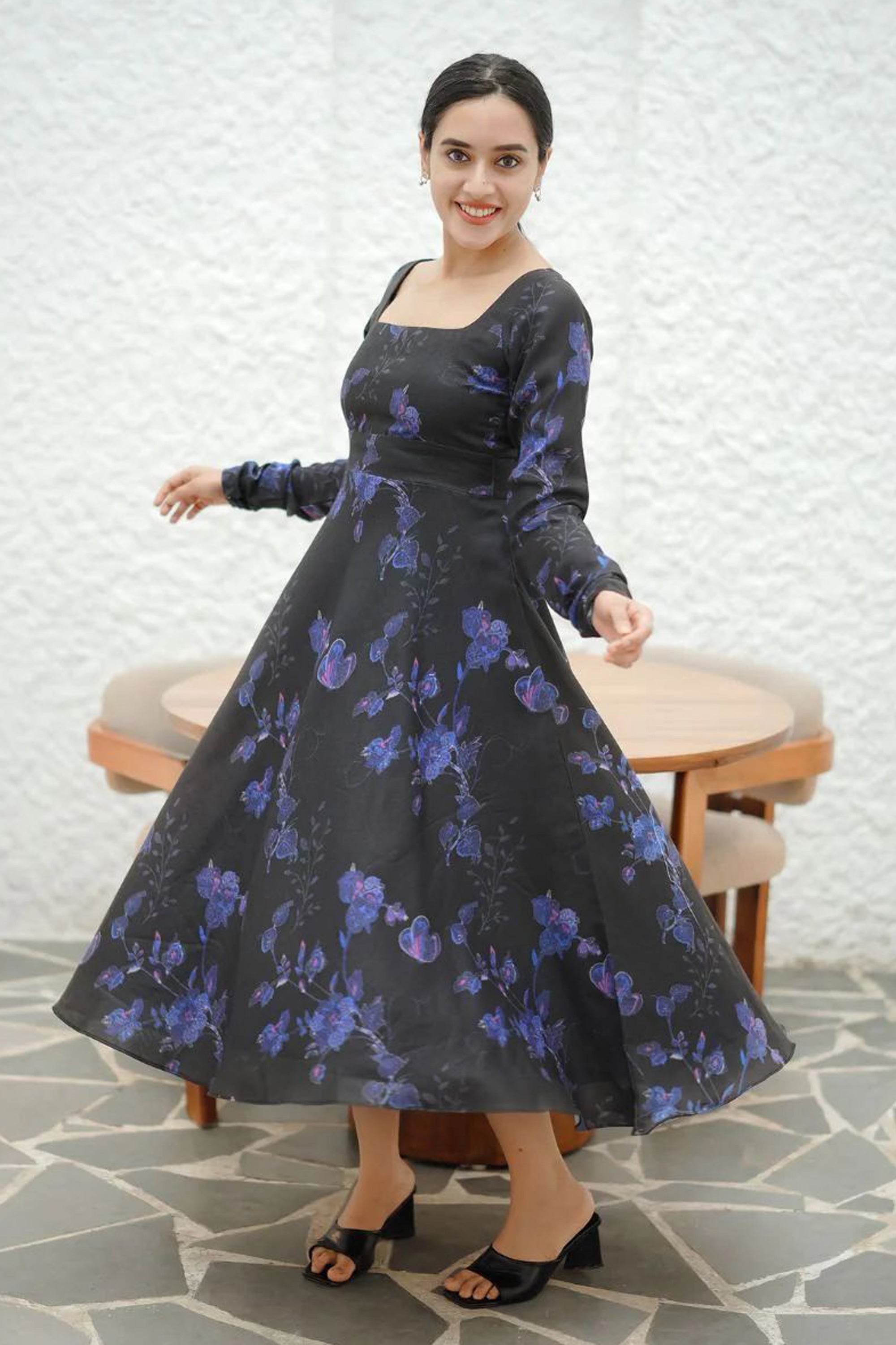 Black Stylish Ethnic Wear Trendy Women's Dress