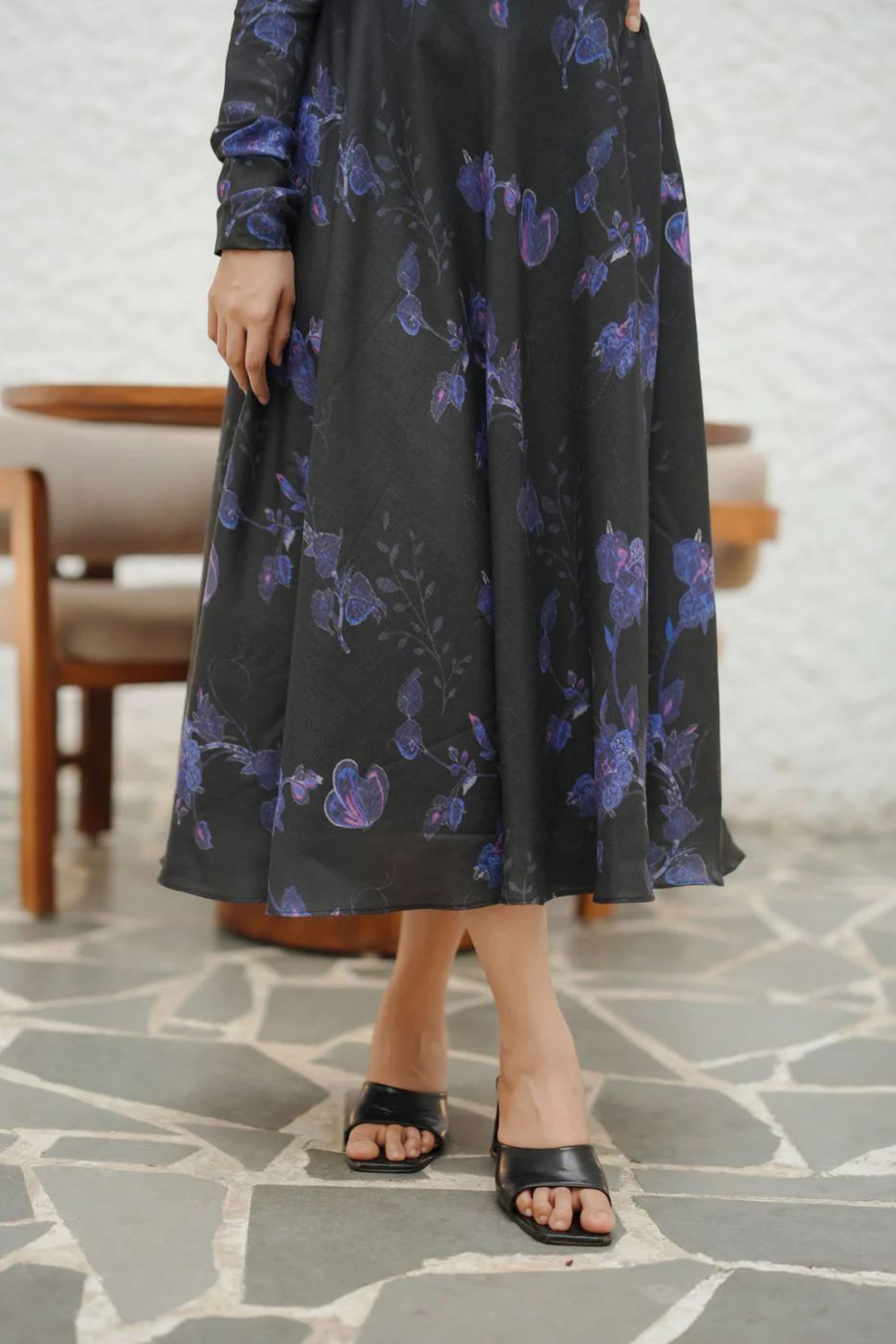 Black Stylish Ethnic Wear Trendy Women's Dress