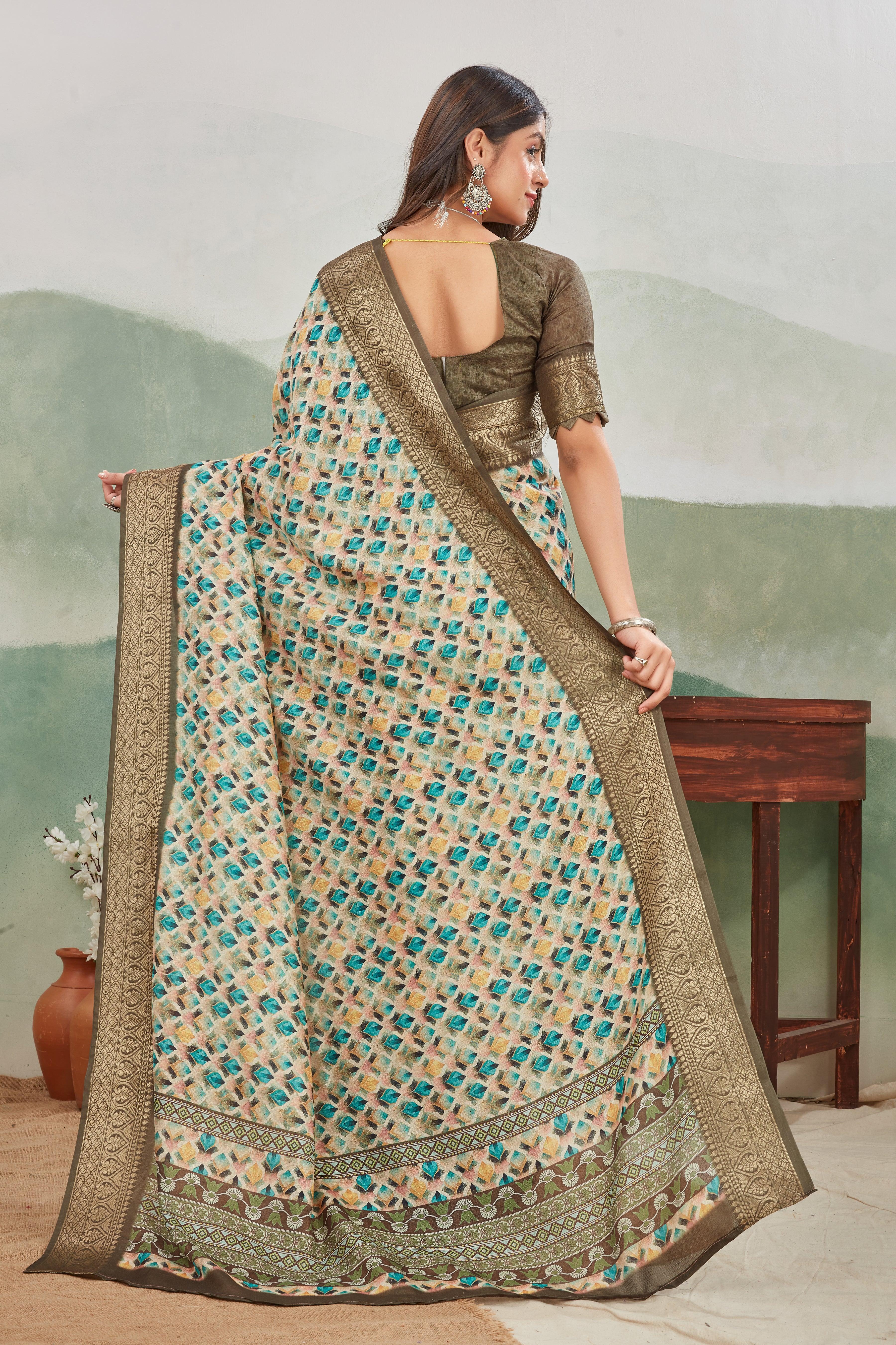 Soft Silk Viscose Khaadi Jute Sarees