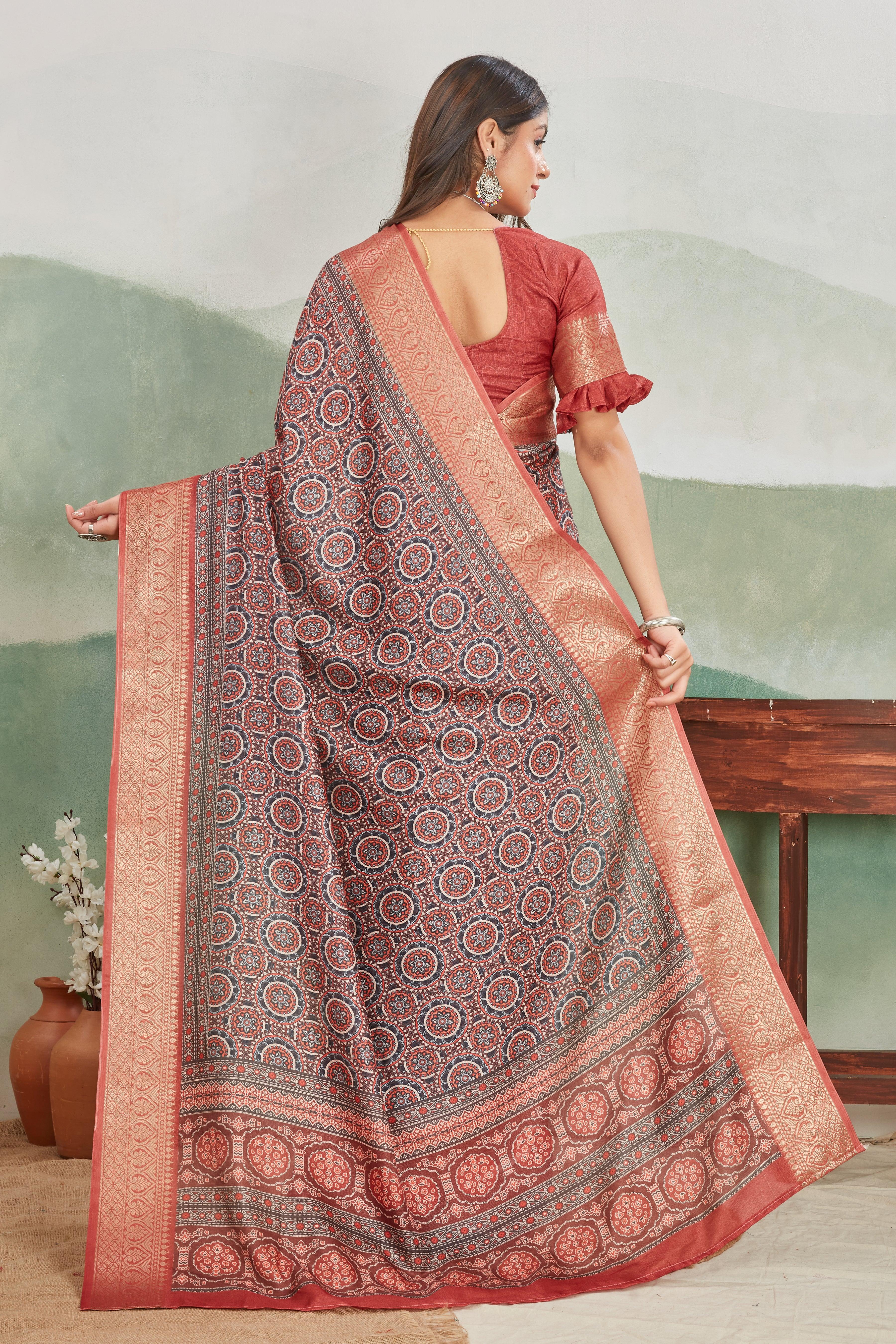 Discover Exclusive Soft Silk Sarees – Viscose Khaadi Jute Designs