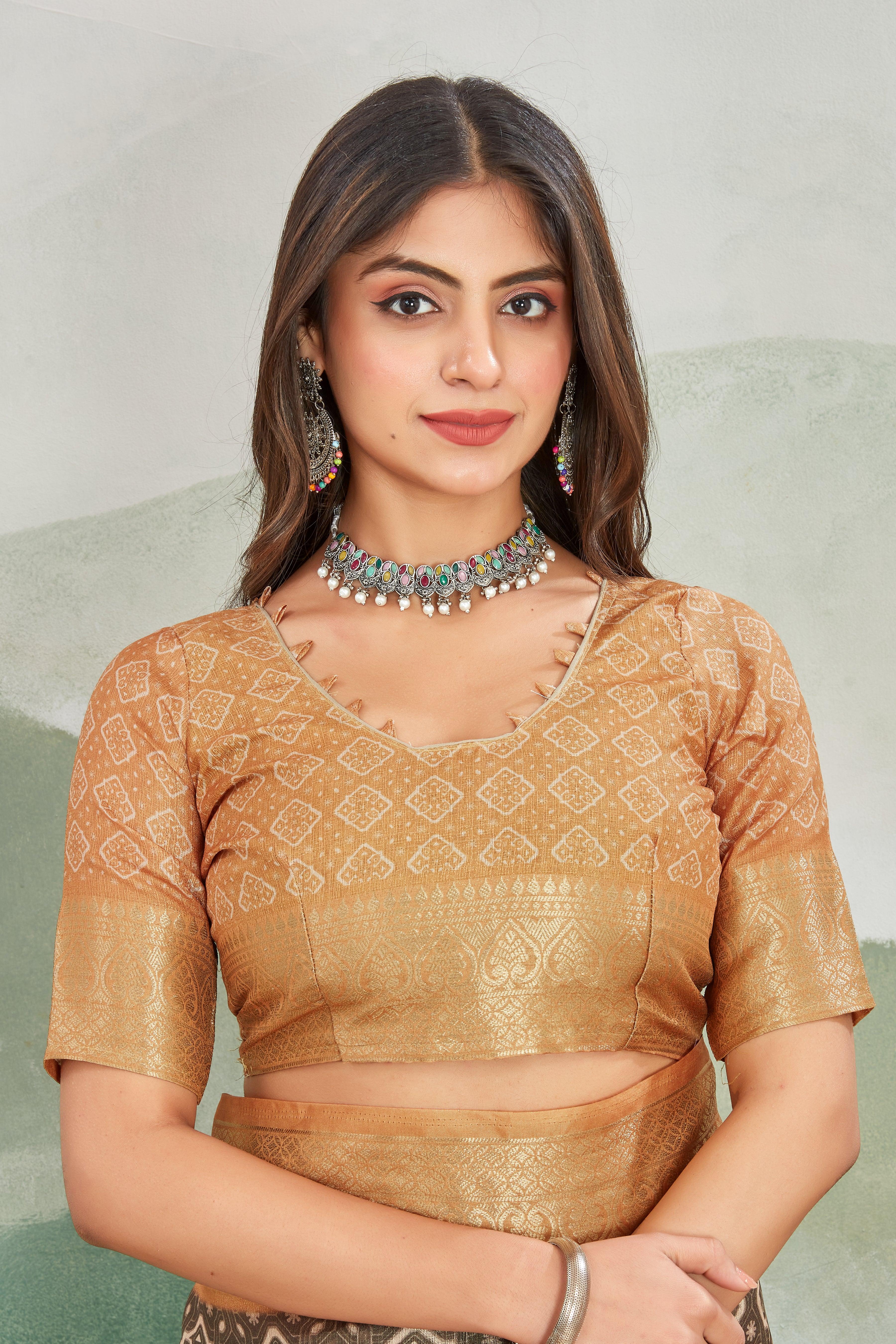Soft Silk Viscose Khaadi Jute Sarees – Exclusive Handcrafted Elegance