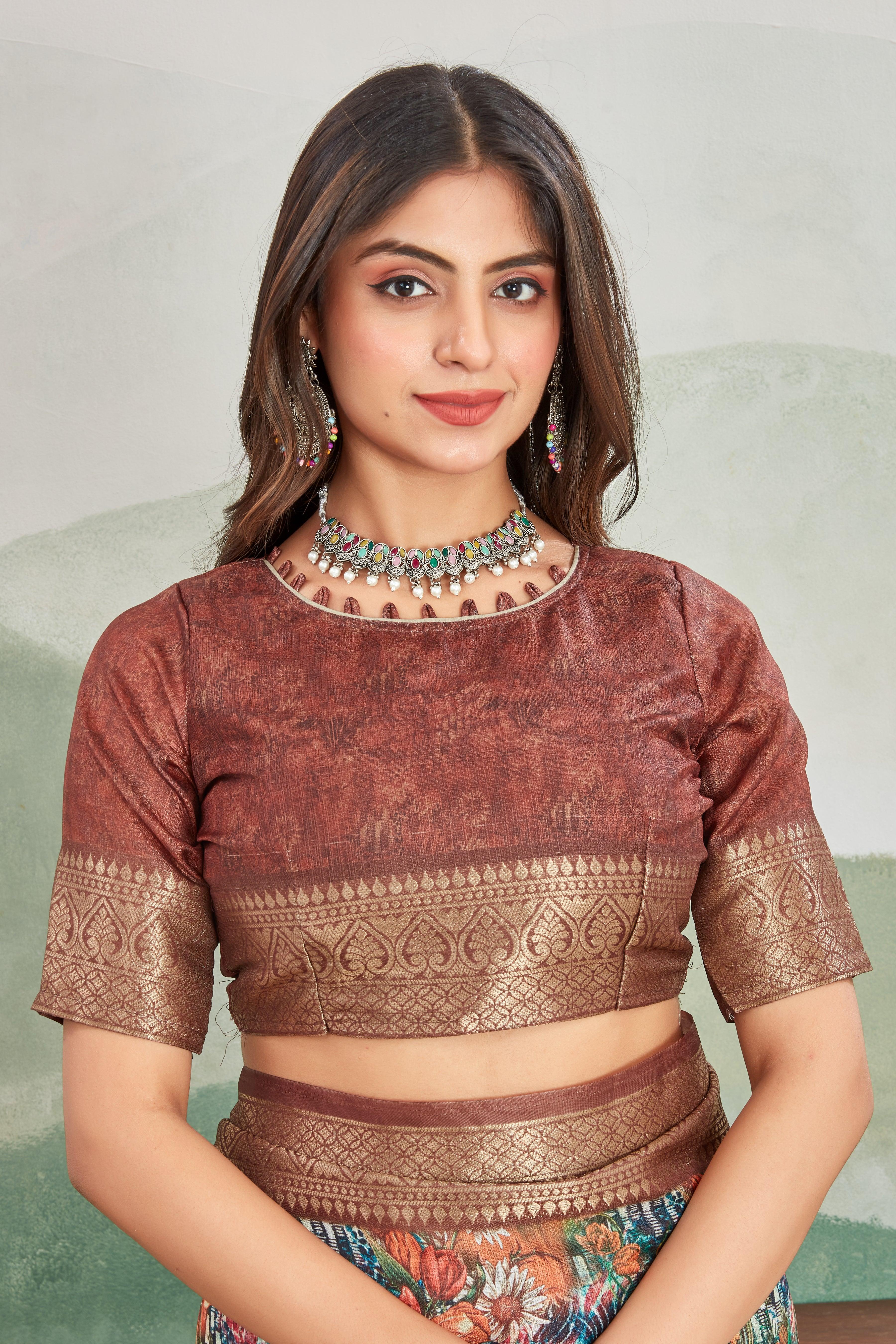 Exclusive Viscose Khaadi Jute Sarees – Soft Silk Elegance Redefined