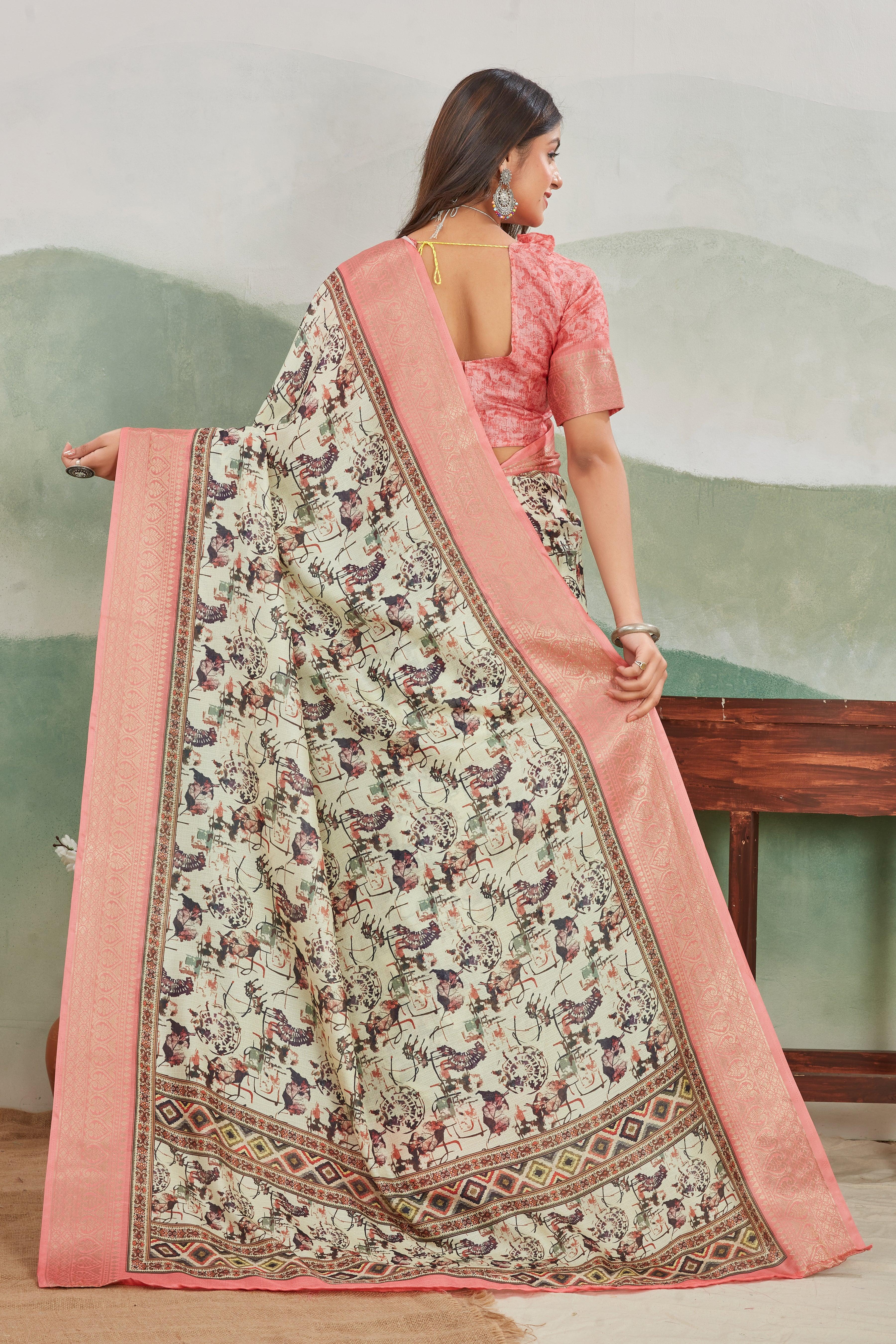 Exclusive Viscose Khaadi Jute Soft Silk Sarees Online – Premium Quality