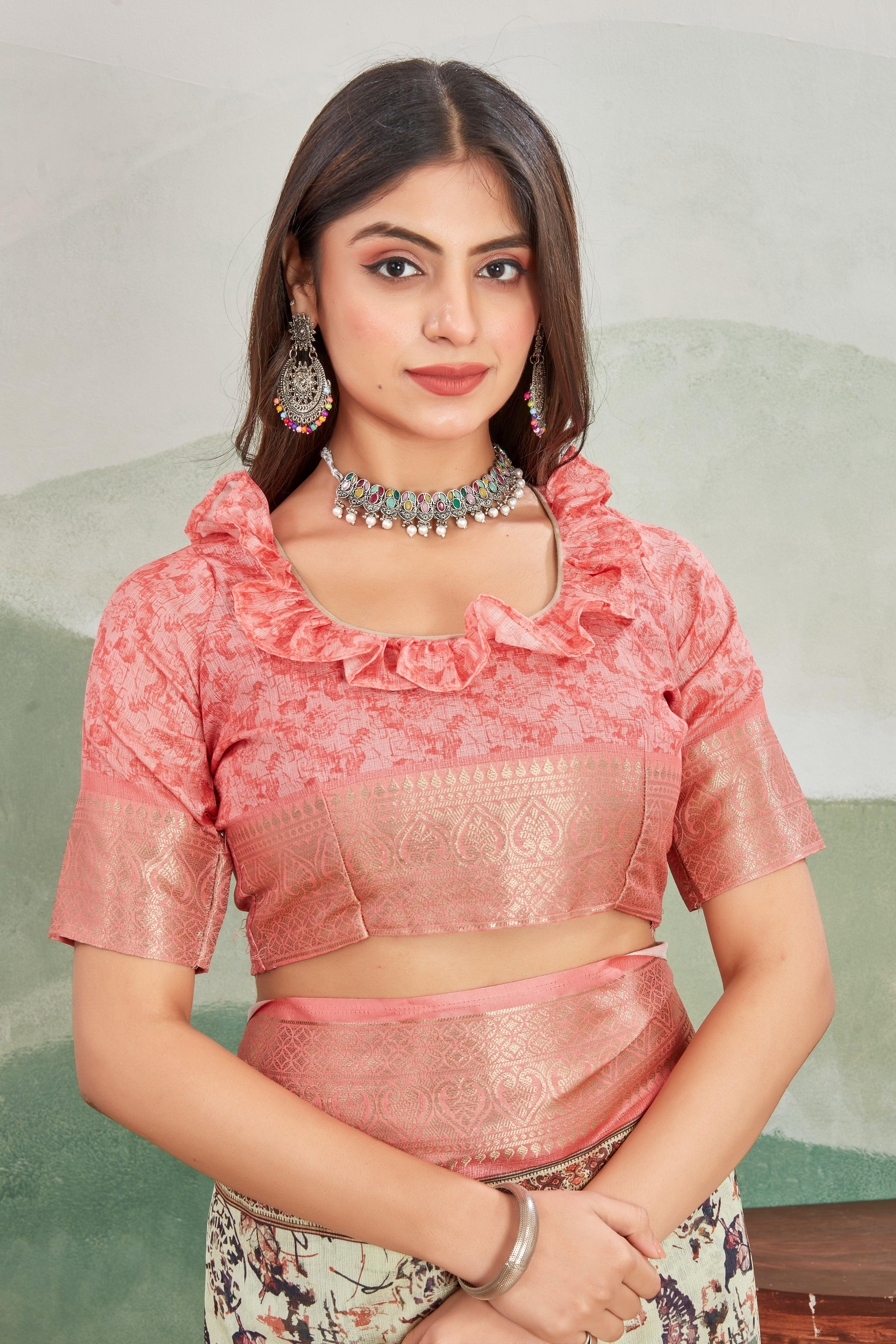 Exclusive Viscose Khaadi Jute Soft Silk Sarees Online – Premium Quality