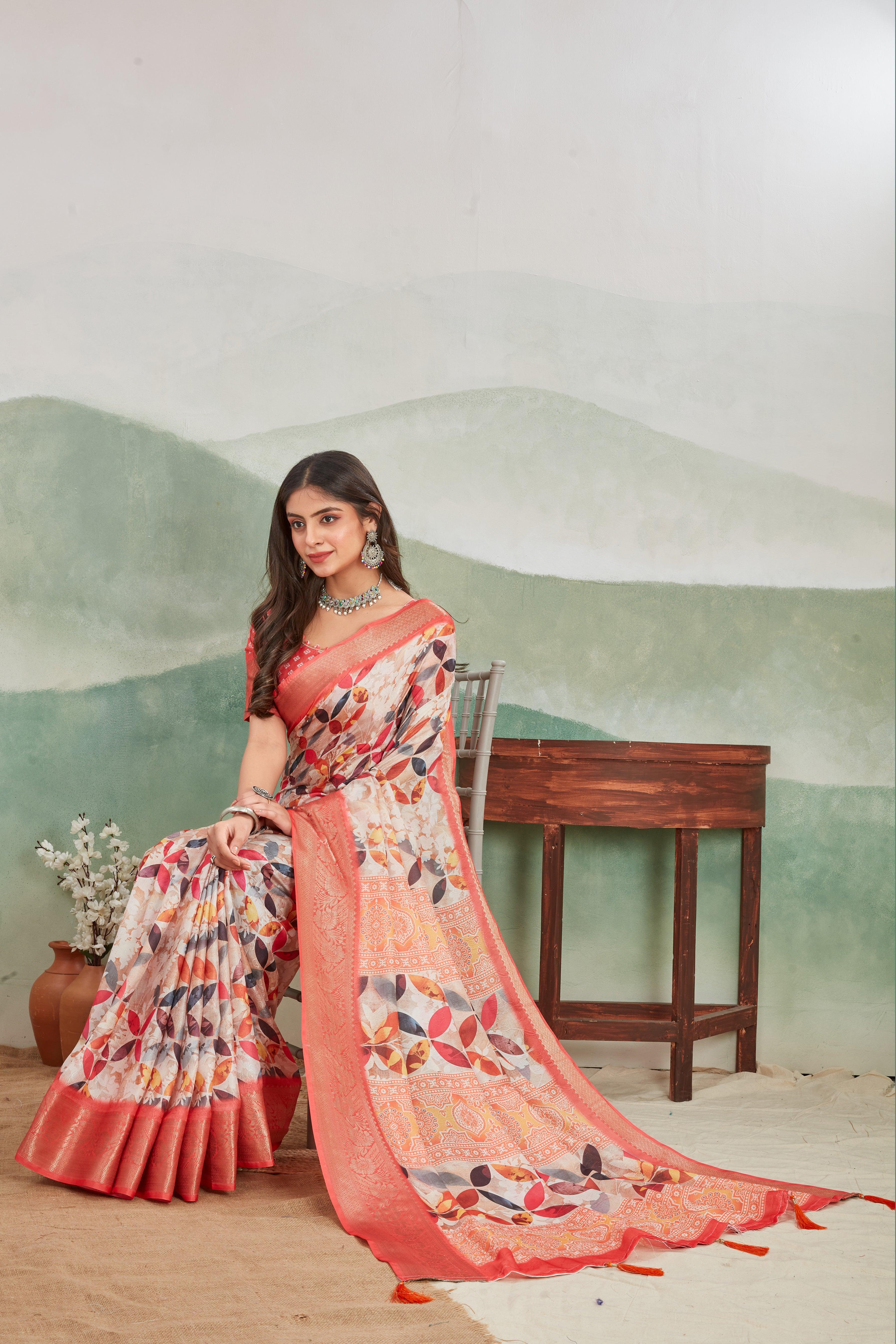Exclusive Designer Soft Silk Sarees – Viscose Khaadi Jute Collection