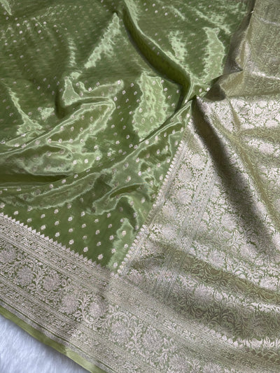 Crepe Silky Katan Banarasi Saree | Premium Jacquard Silk Saree | Mysorepattu