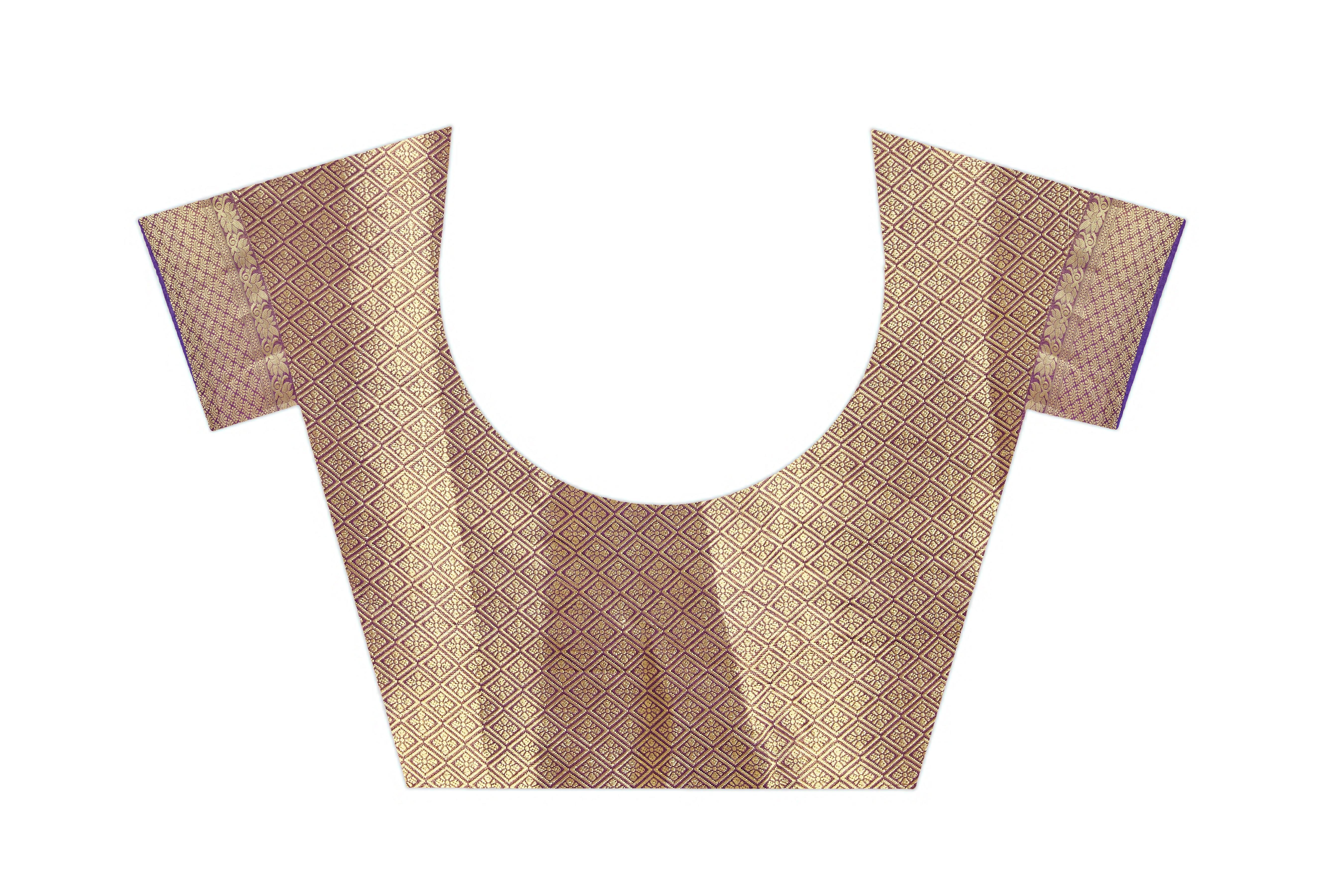 Brocade Elegance: Pure Mysore Silk Sarees in Wine