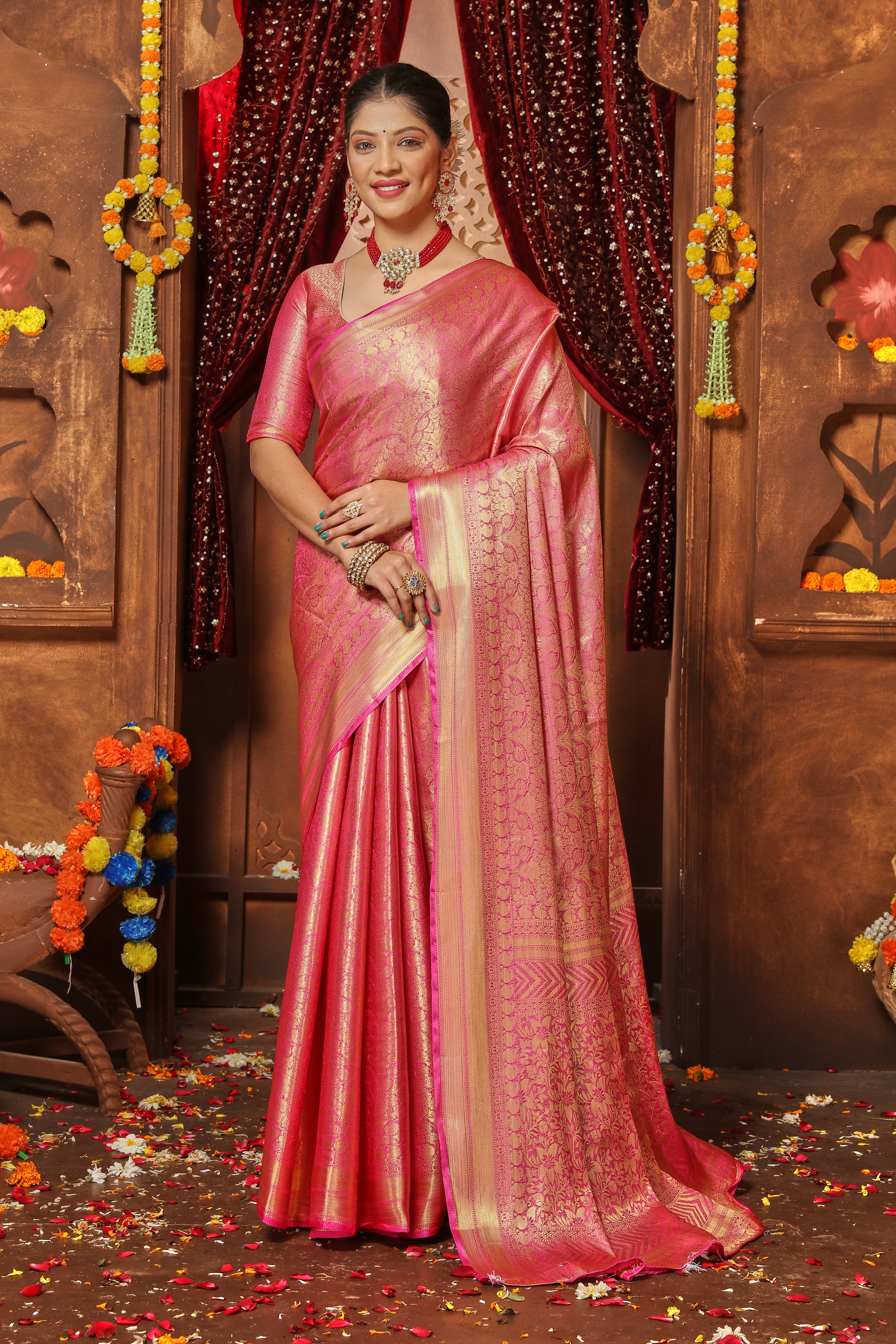 Opulent Silk Saris: Crafted for Timeless Grace