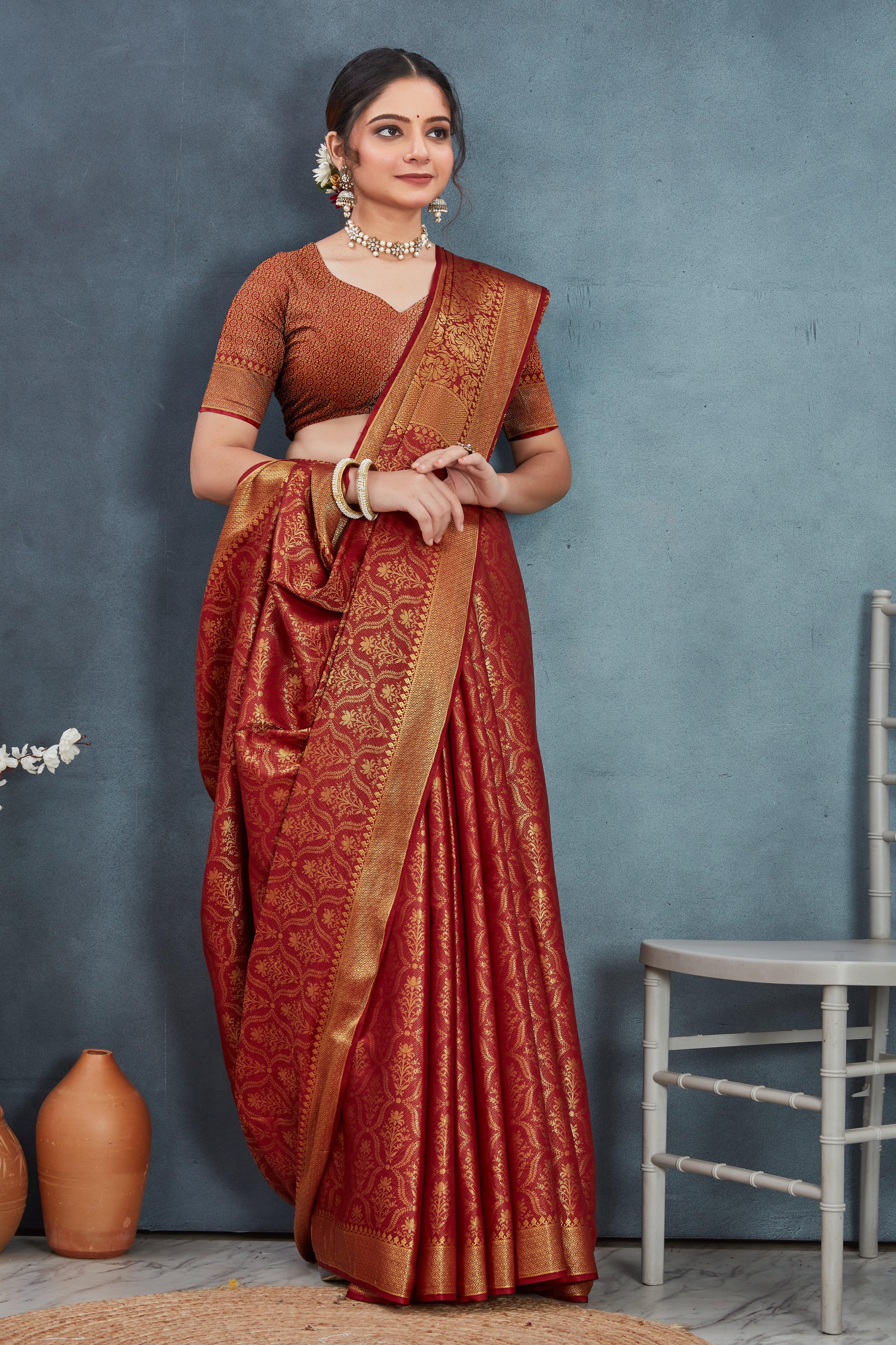Unveil Tradition: Exclusive Pure Brocade Mysore Silk Sarees