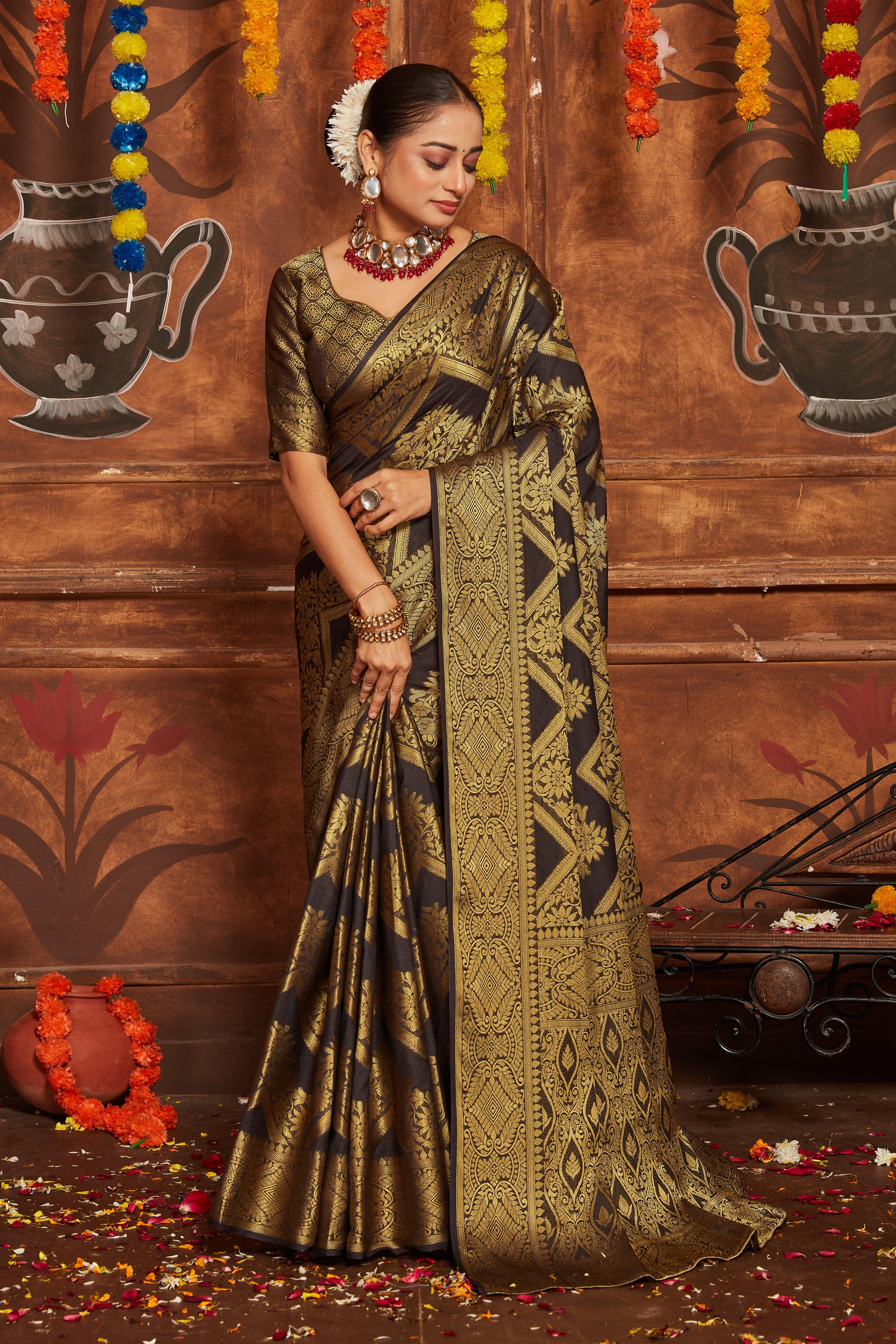 Woven Wonders: Zari-Kissed Silk Sarees