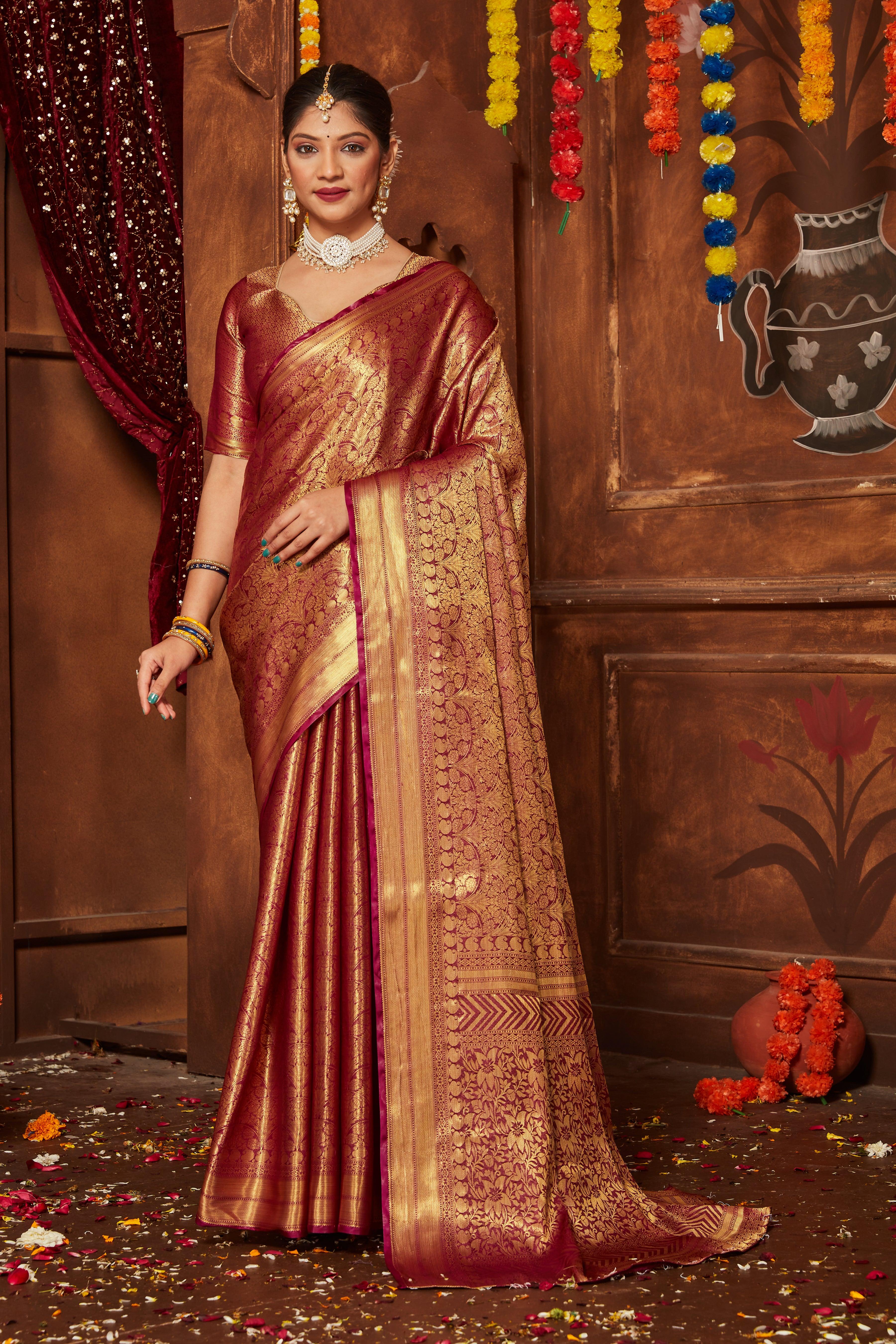 Threads of Luxury: Zari and Silk in Harmony