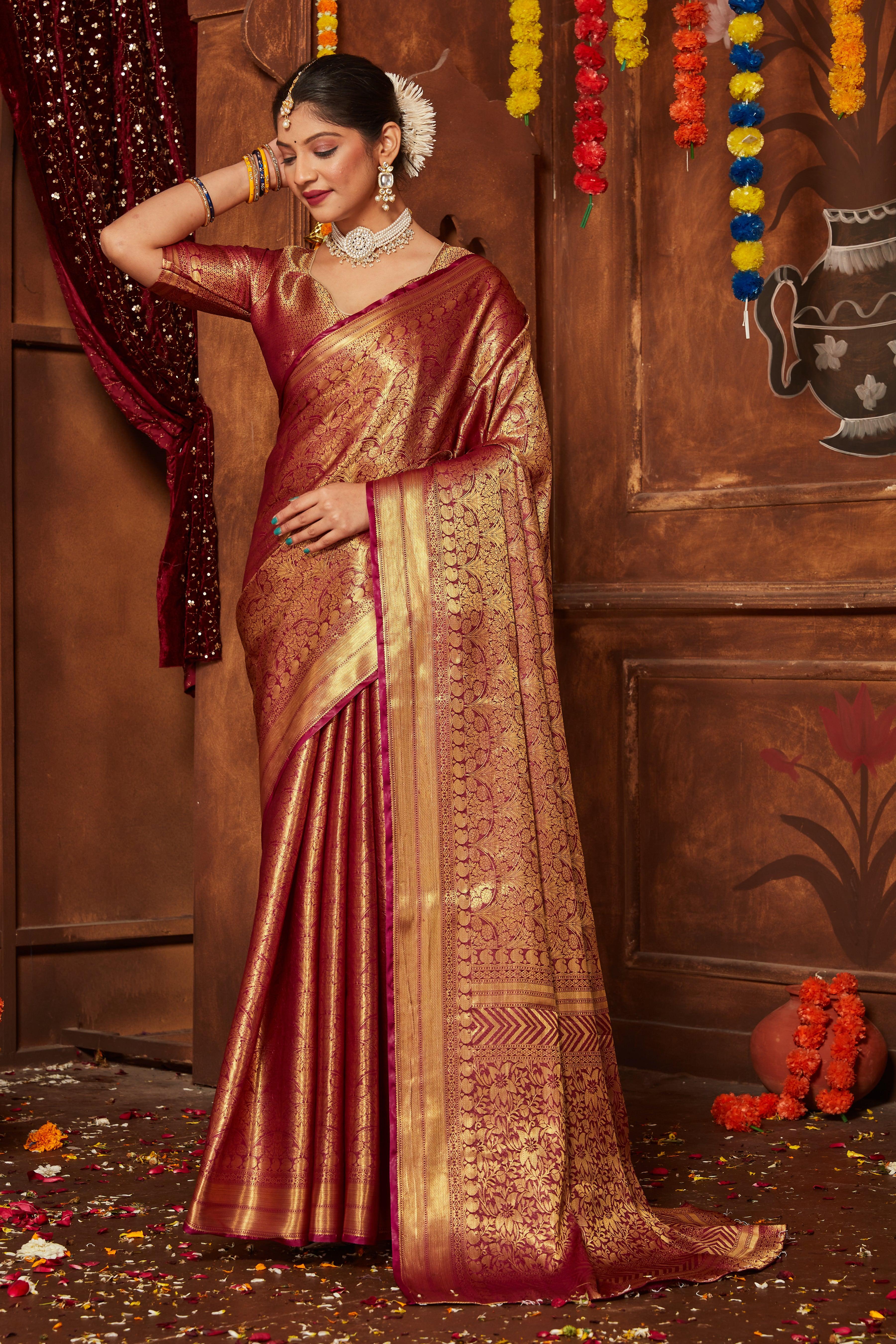 Threads of Luxury: Zari and Silk in Harmony