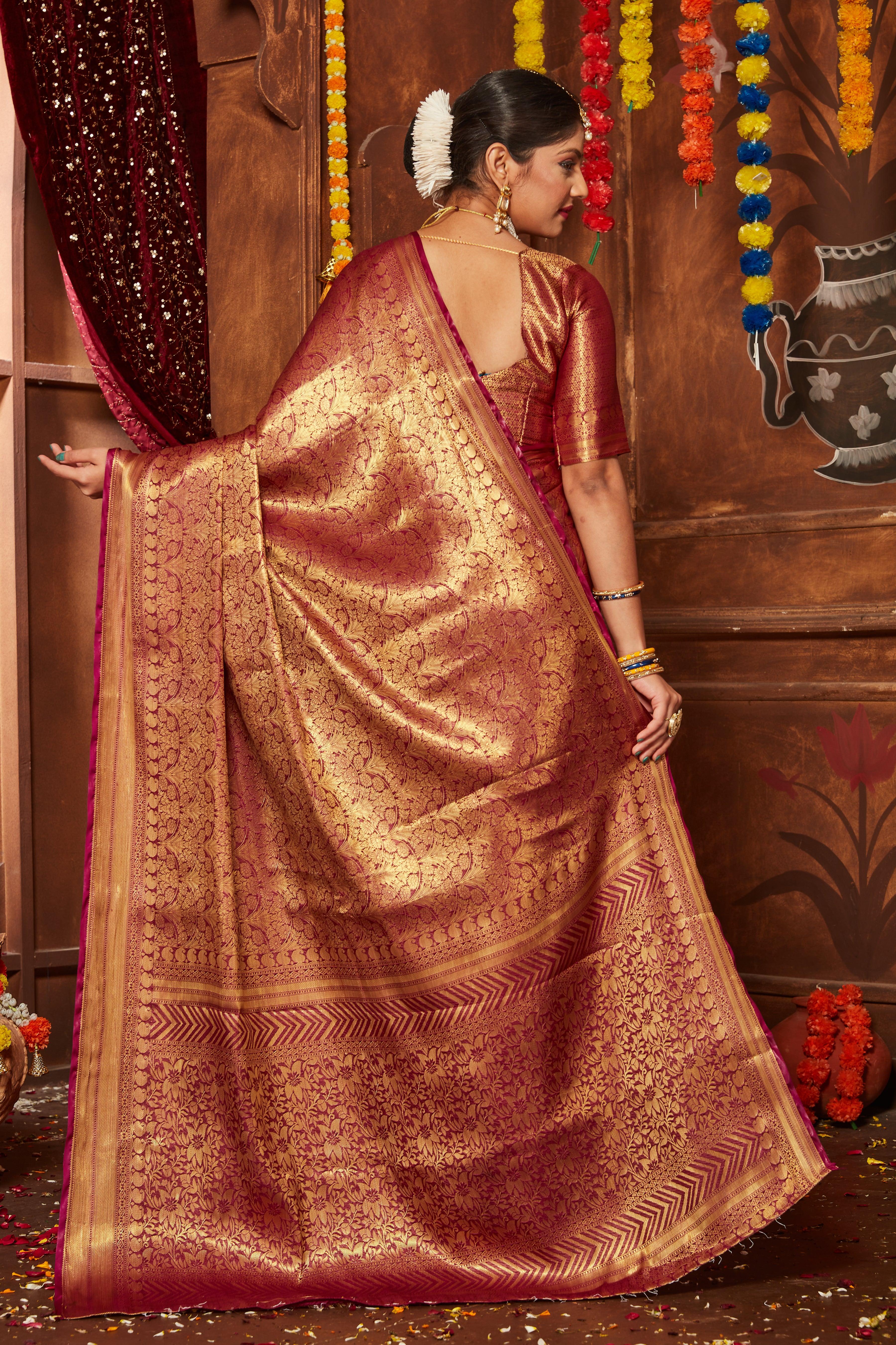 Threads of Luxury: Zari and Silk in Harmony
