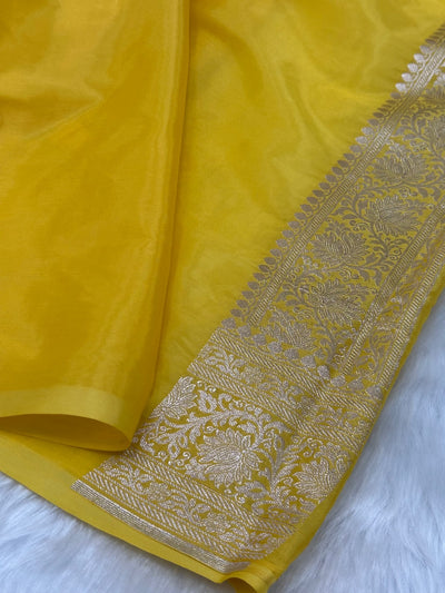 Crepe Silky Katan Banarasi Saree | Premium Jacquard Silk Saree | Mysorepattu