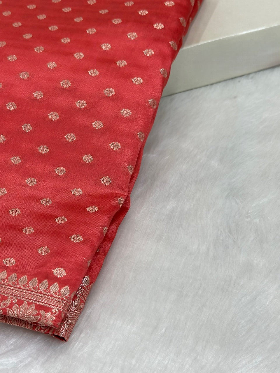 Crepe Silky Katan Banarasi Saree | Premium Jacquard Silk Saree | Mysorepattu