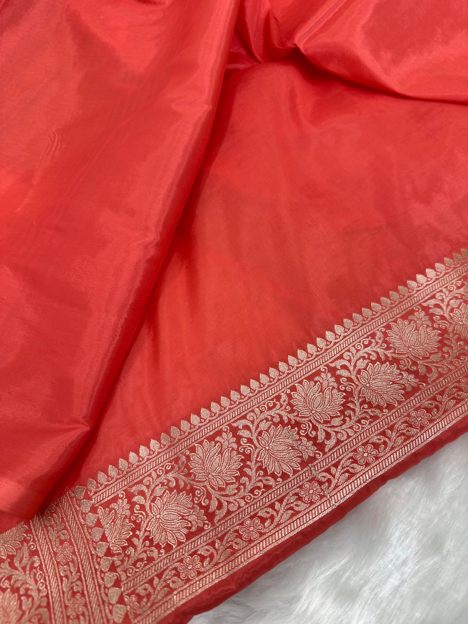 Crepe Silky Katan Banarasi Saree | Premium Jacquard Silk Saree | Mysorepattu