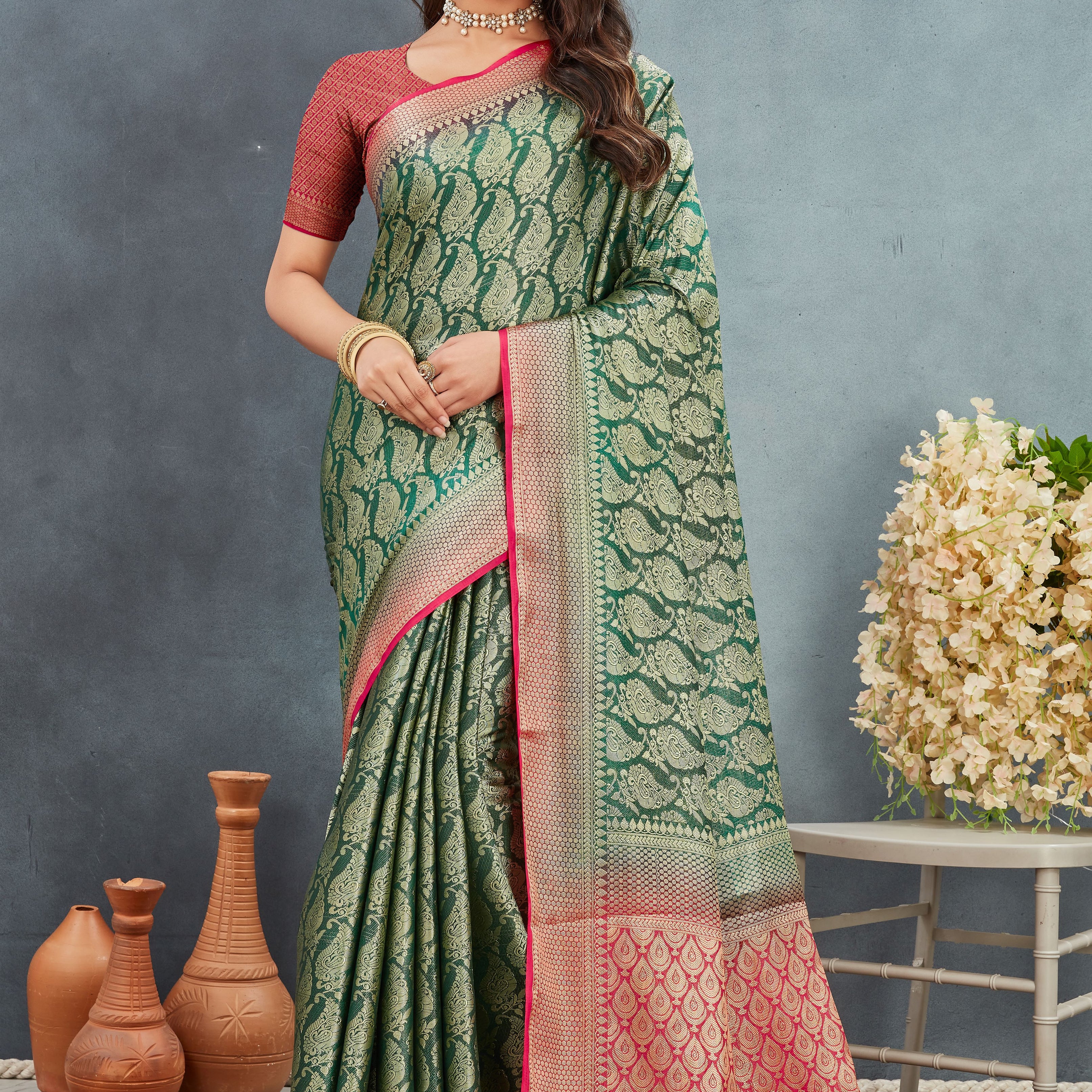 💕Pure Brocade Mysore Silk sarees 💕