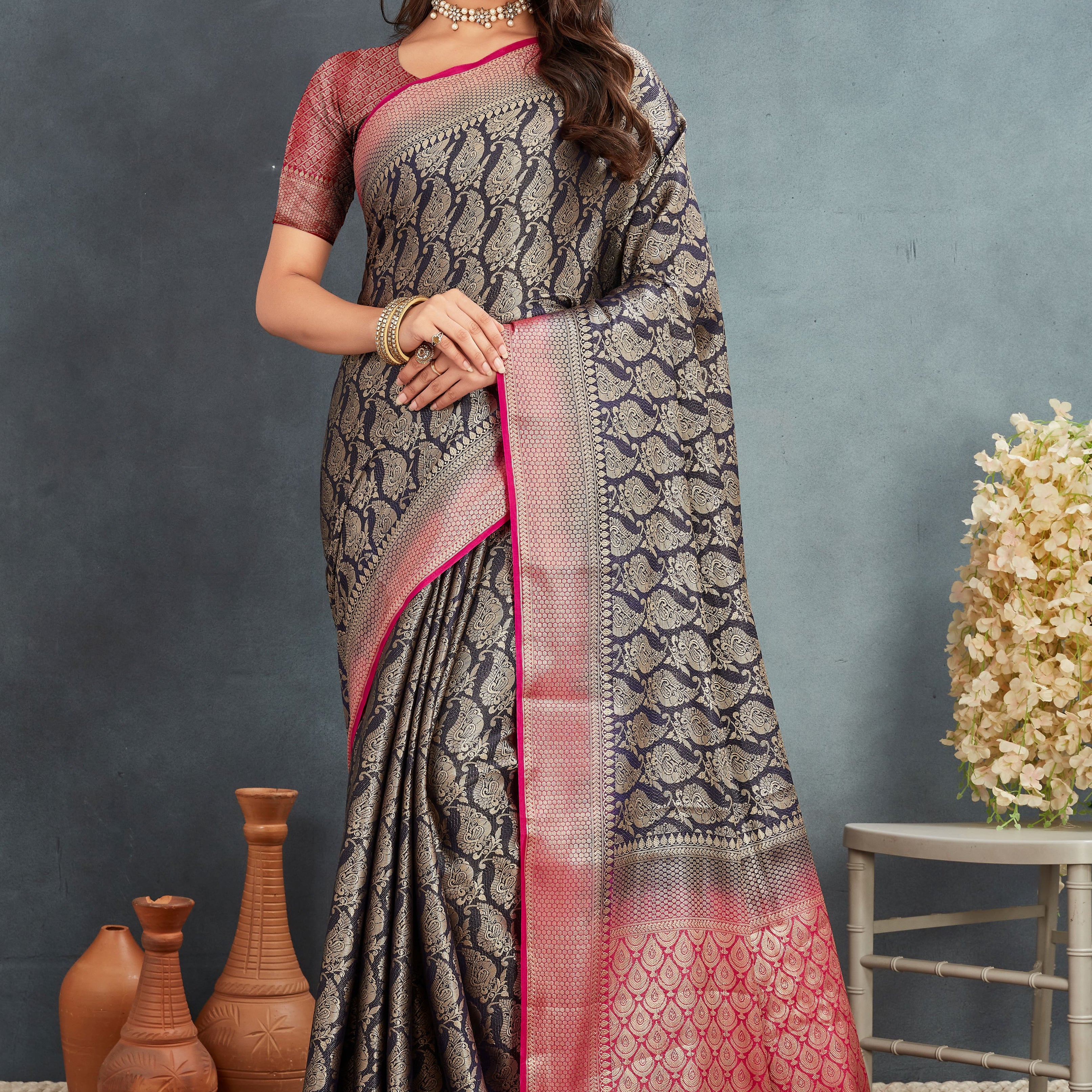 💕Pure Brocade Mysore Silk sarees 💕